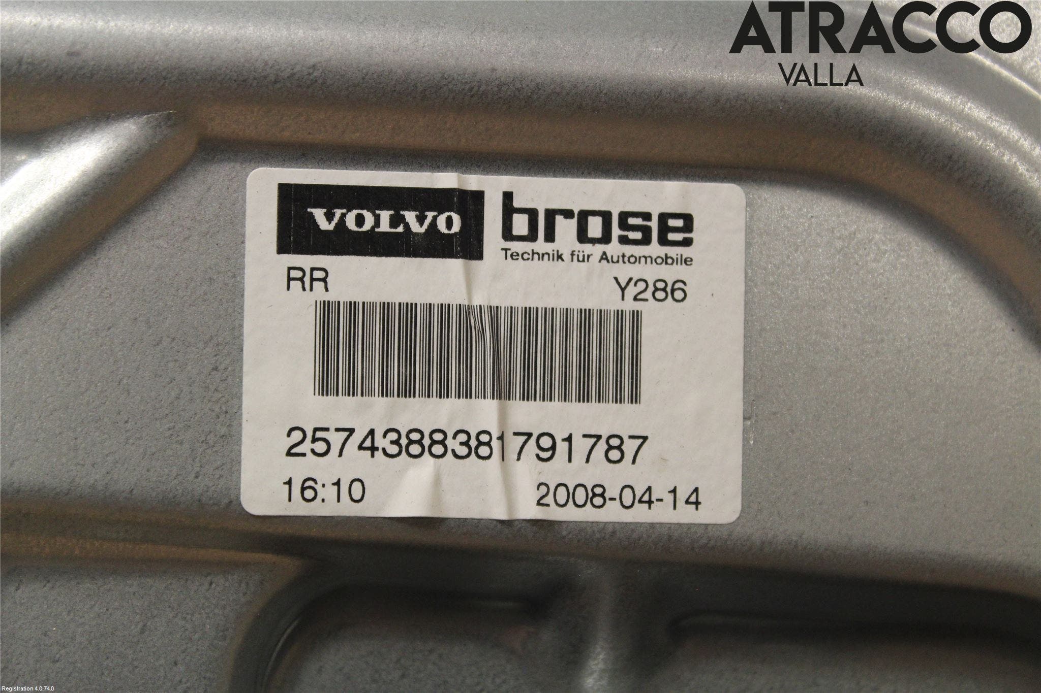 Volvo S80 07-13 Fönsterhiss El Kompl