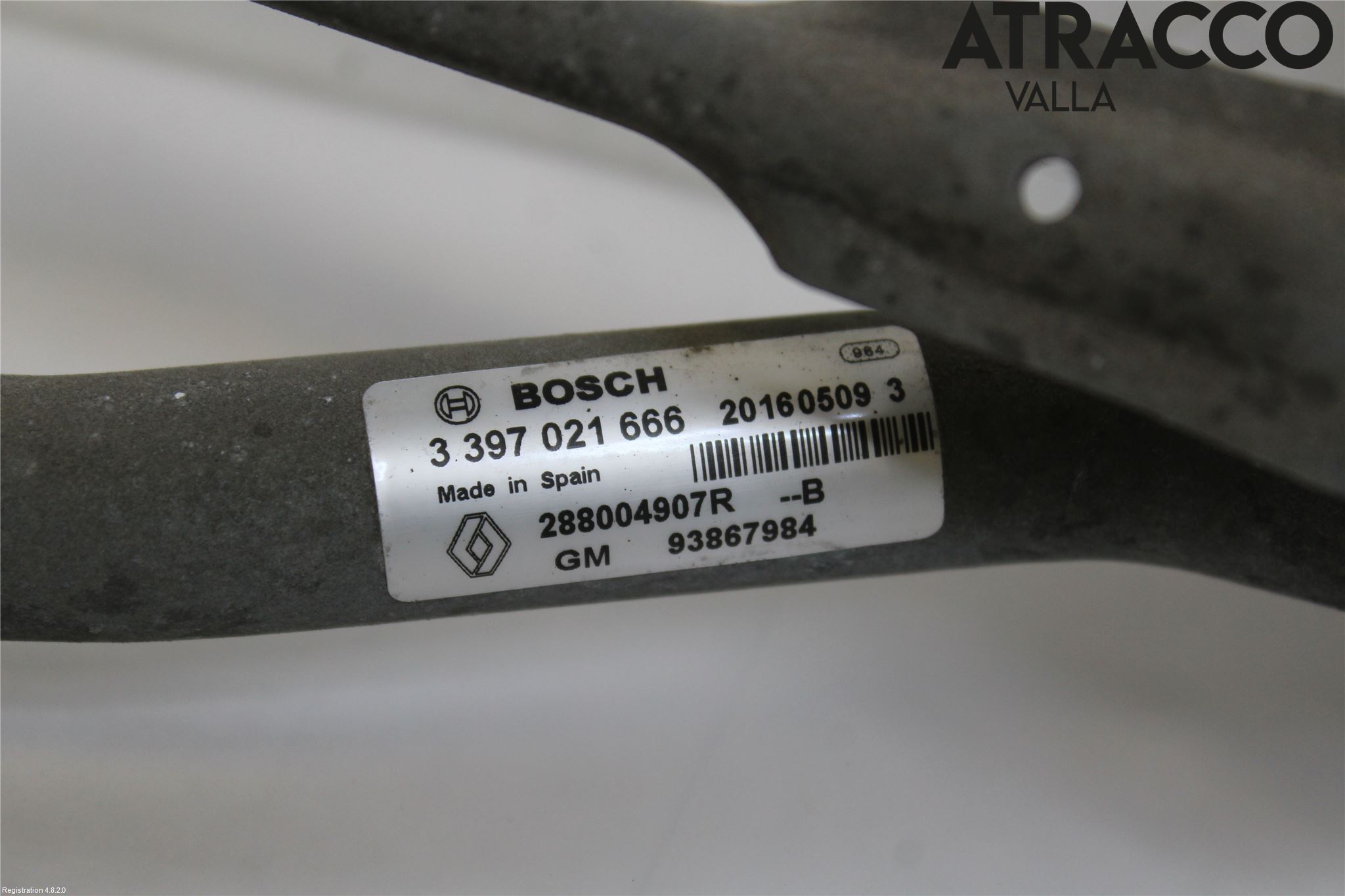 Renault TRAFIC/E-TECH 15- Torkarmekanism Vindruta