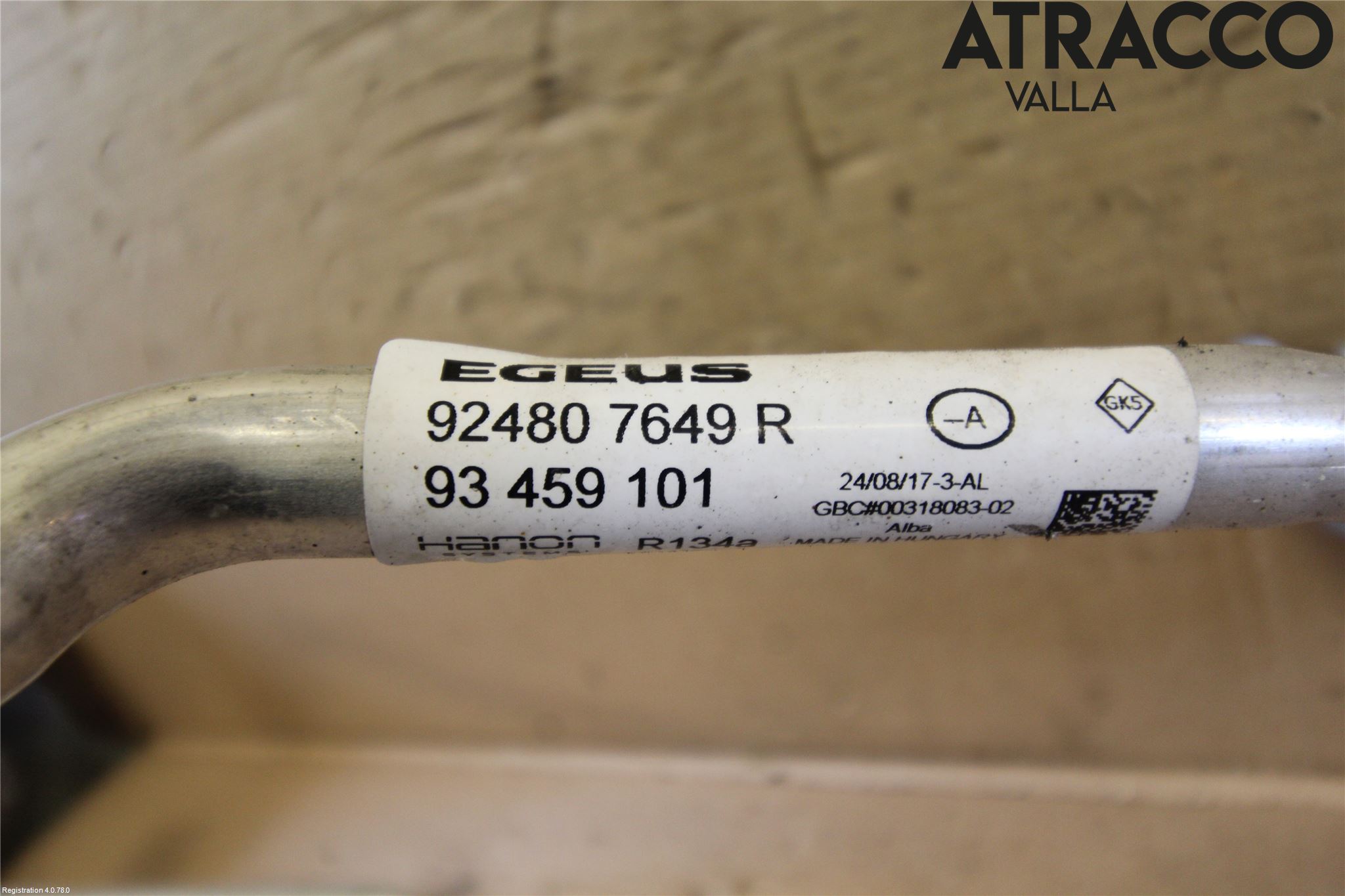 Opel VIVARO 15-19 Ac Slang-Rör