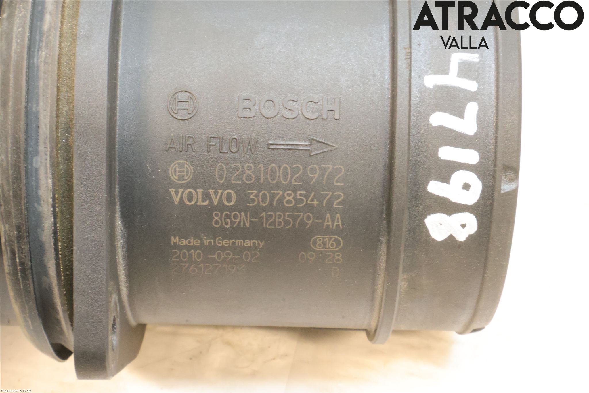 Volvo V70 08-13 Injluftmassamätare