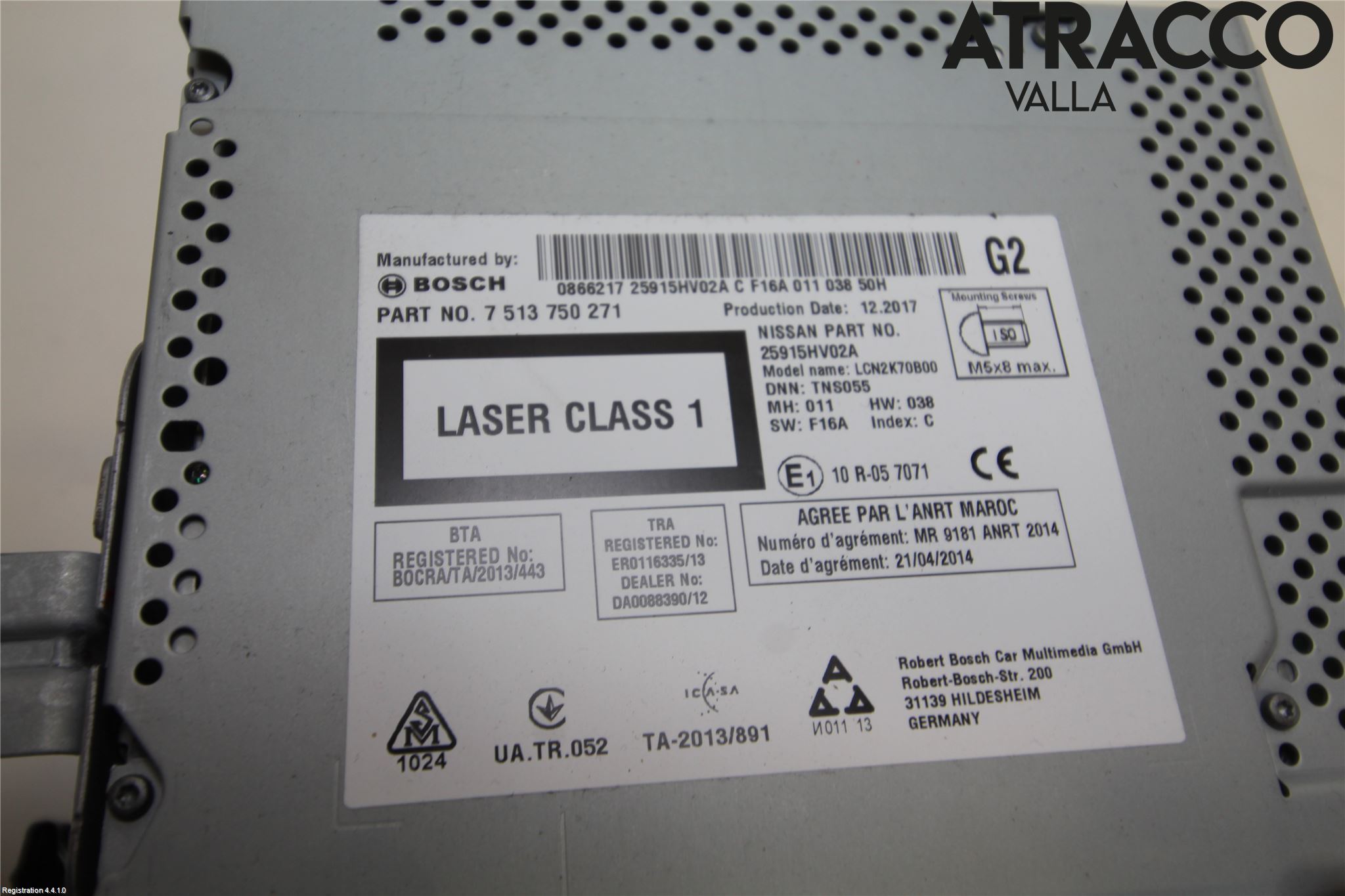 Nissan QASHQAI 14-17 Gps Navigator