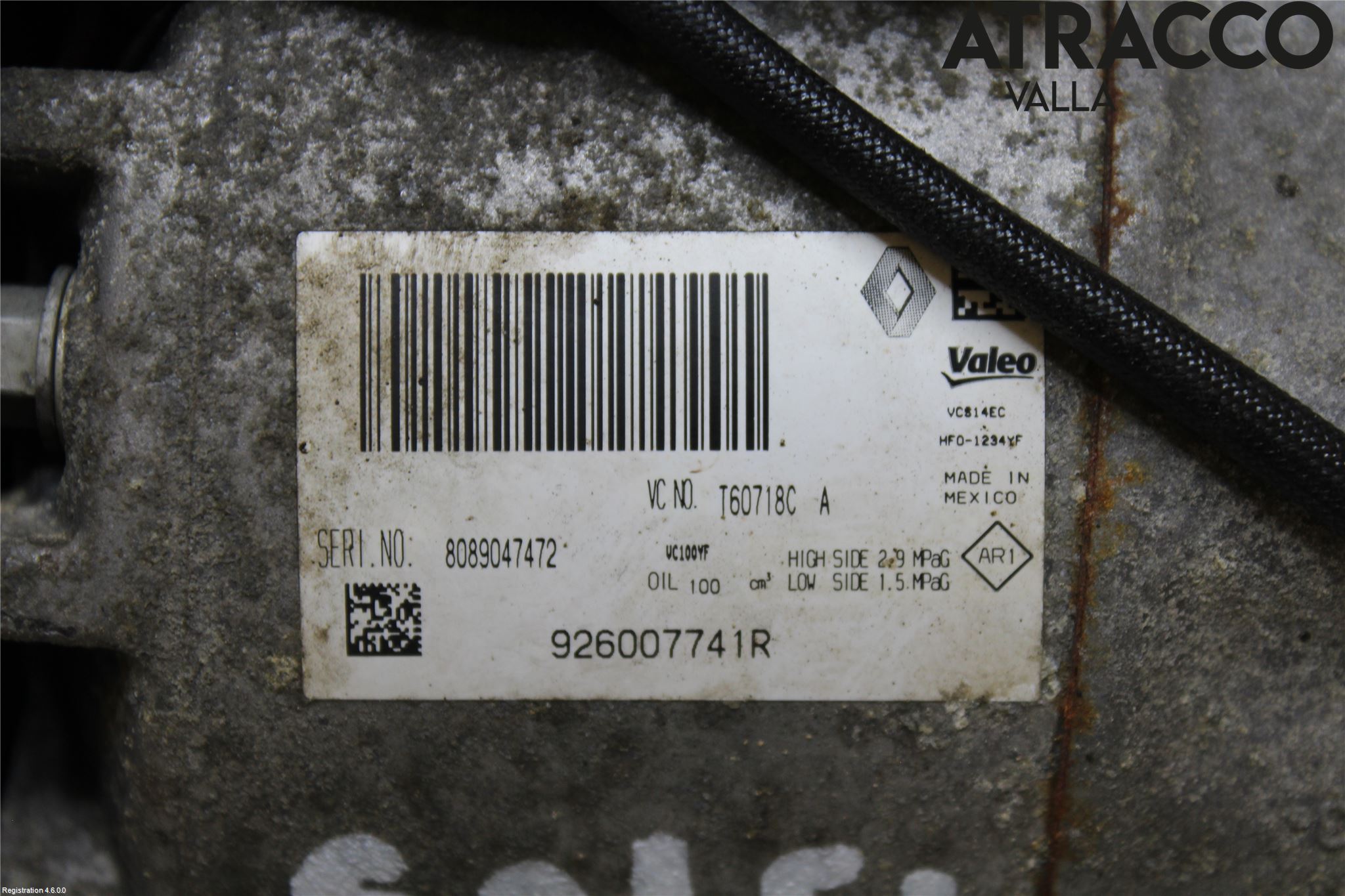 Renault CAPTUR 20-24 Ac Kompressor