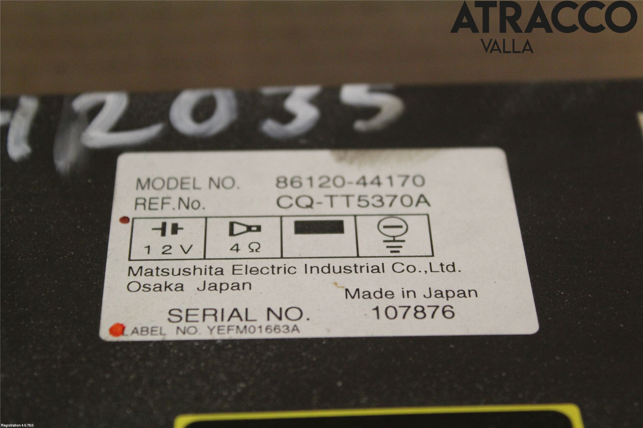 Toyota AVENSIS VERSO Cd Radio - Multimediapanel