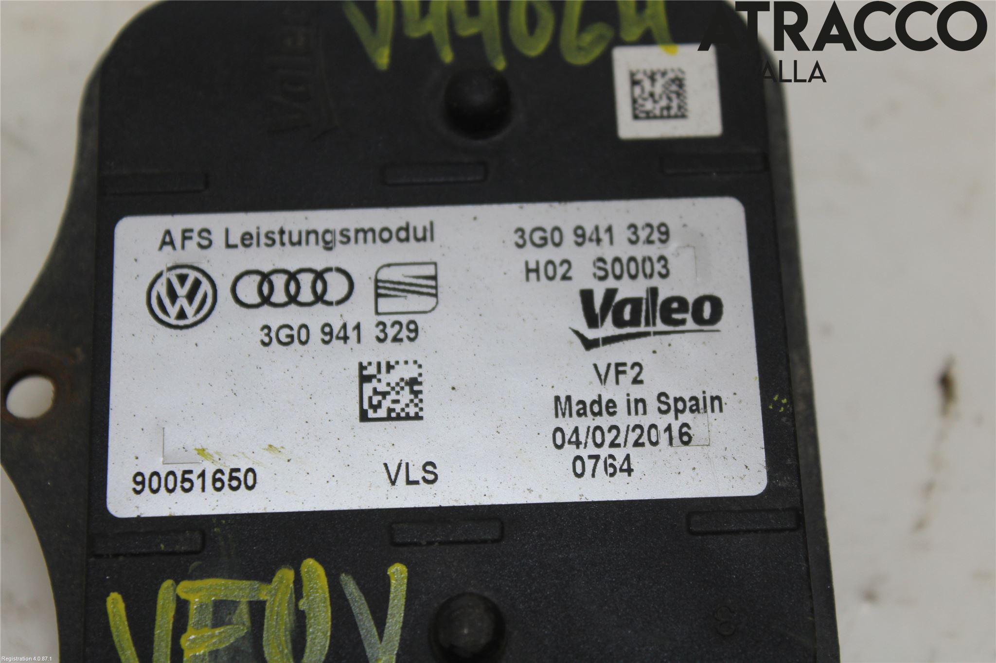 Volkswagen VW PASSAT 15-19 Styrenhet Strålkastare