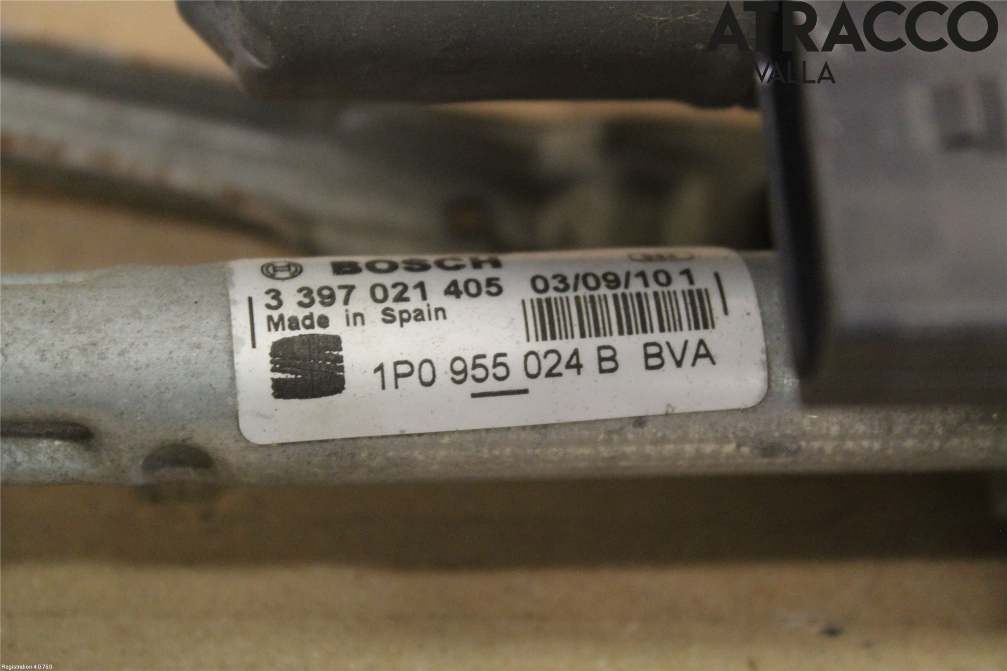 Seat LEON 06-12 Torkarmotor Vindruta