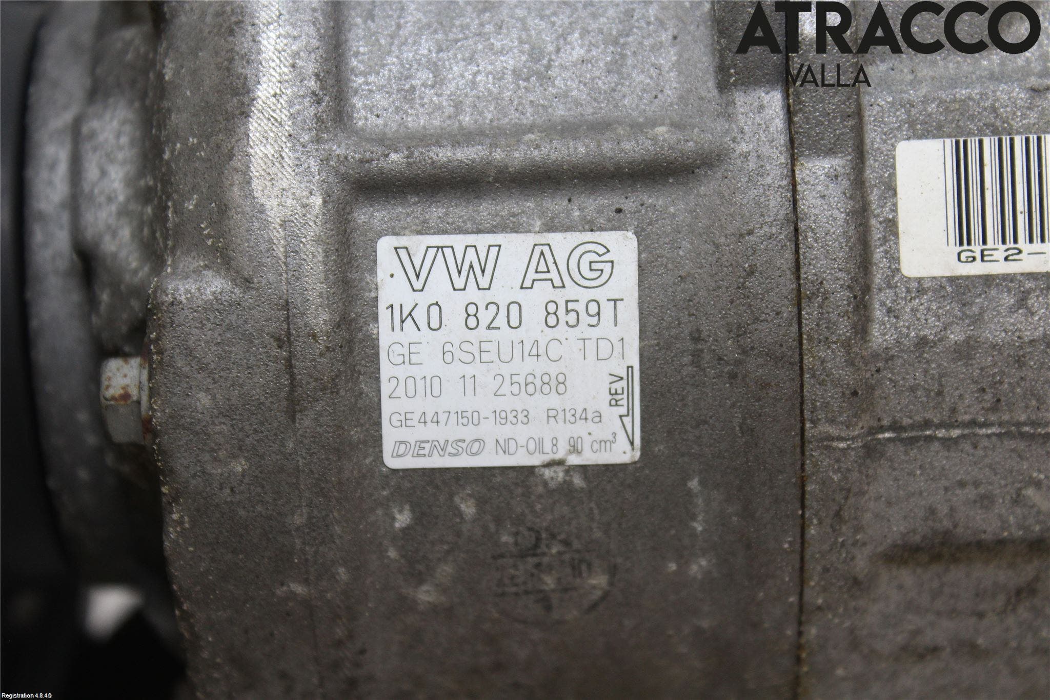 Volkswagen VW GOLF PLUS/CROSS GOLF 04-14 Ac Kompressor