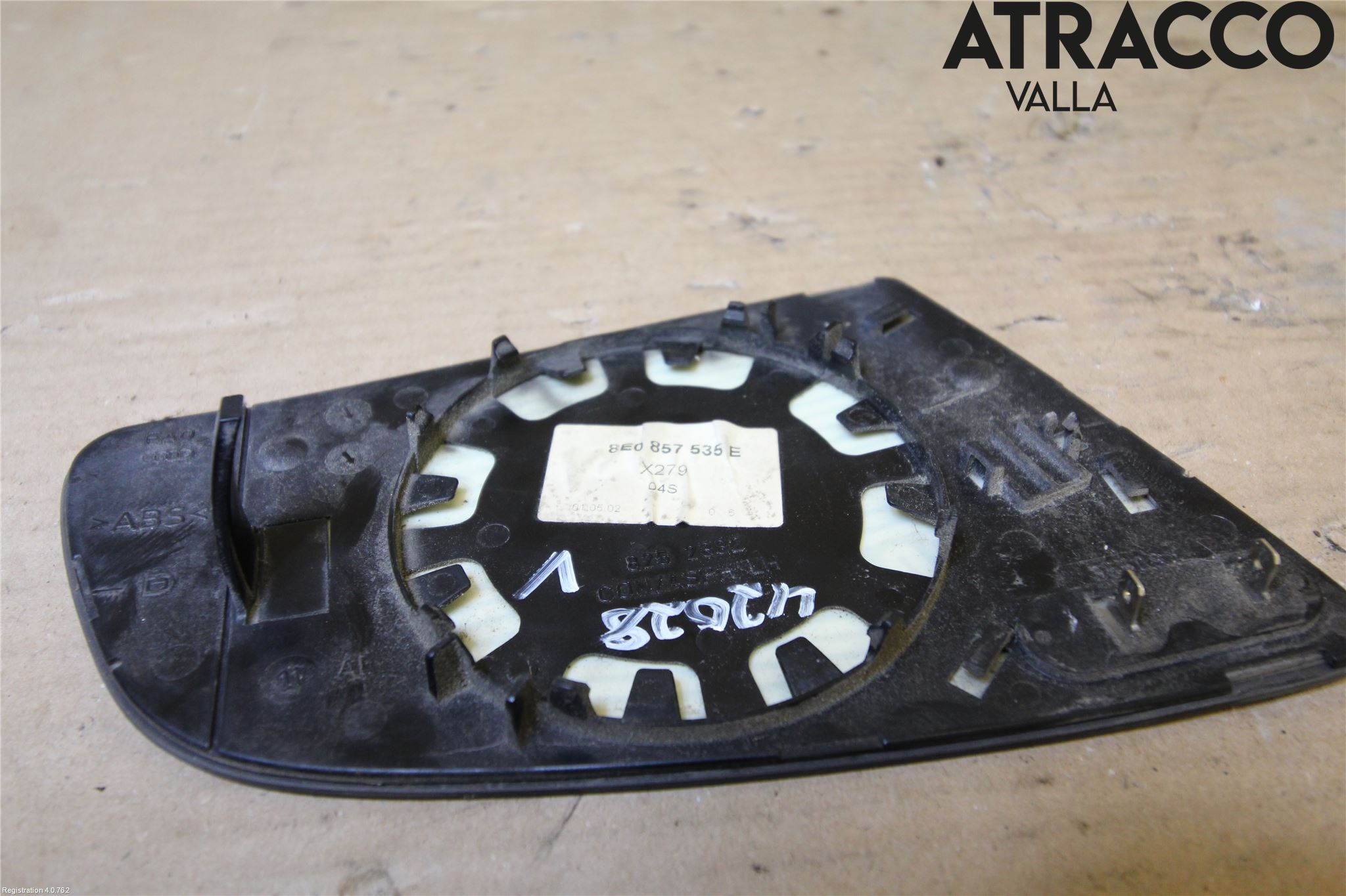 Audi A4/S4 01-05 Spegelglas Vä