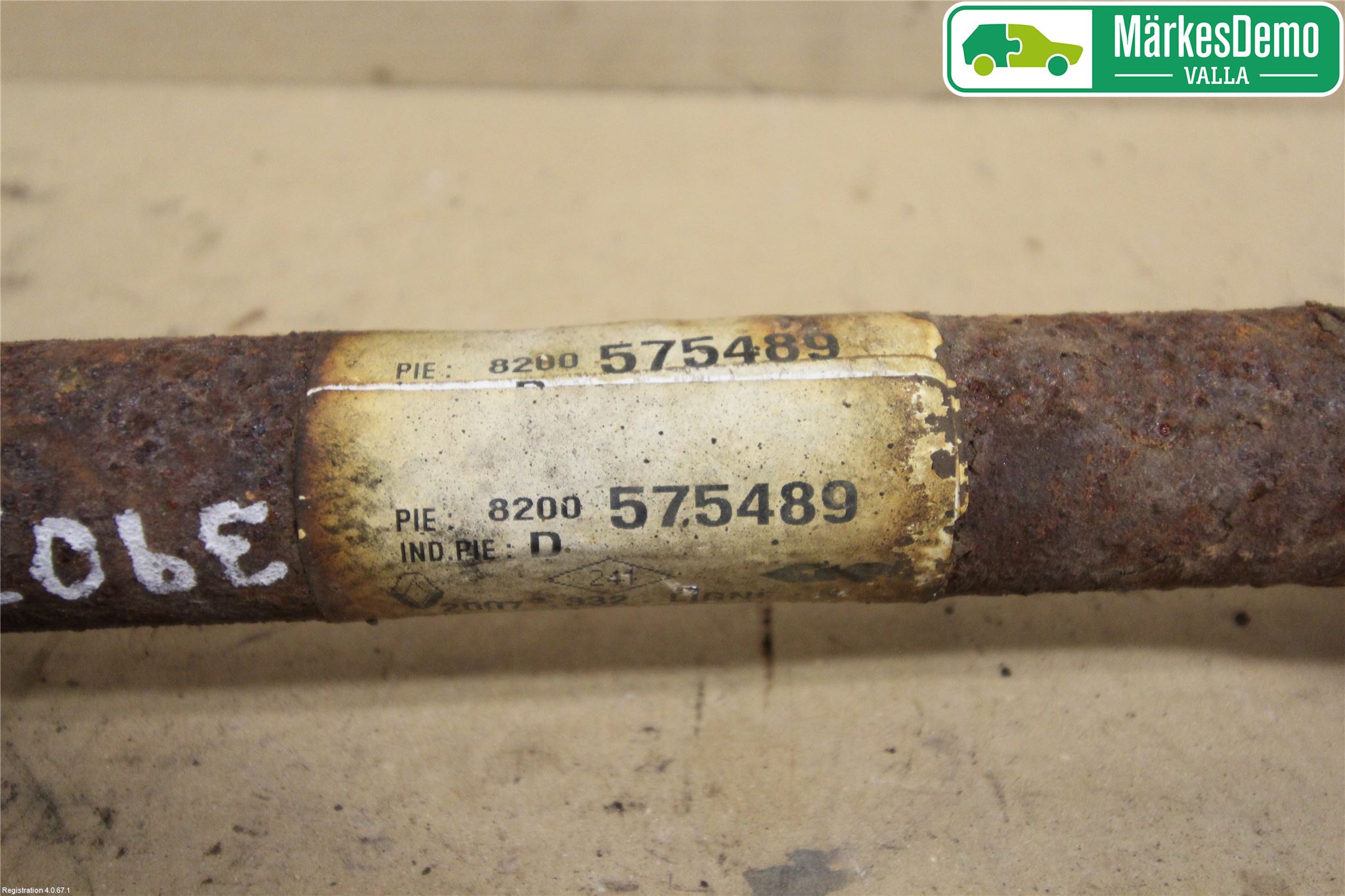 Renault SCÉNIC/GRAND 07-09 Drivaxel Fram Vänster