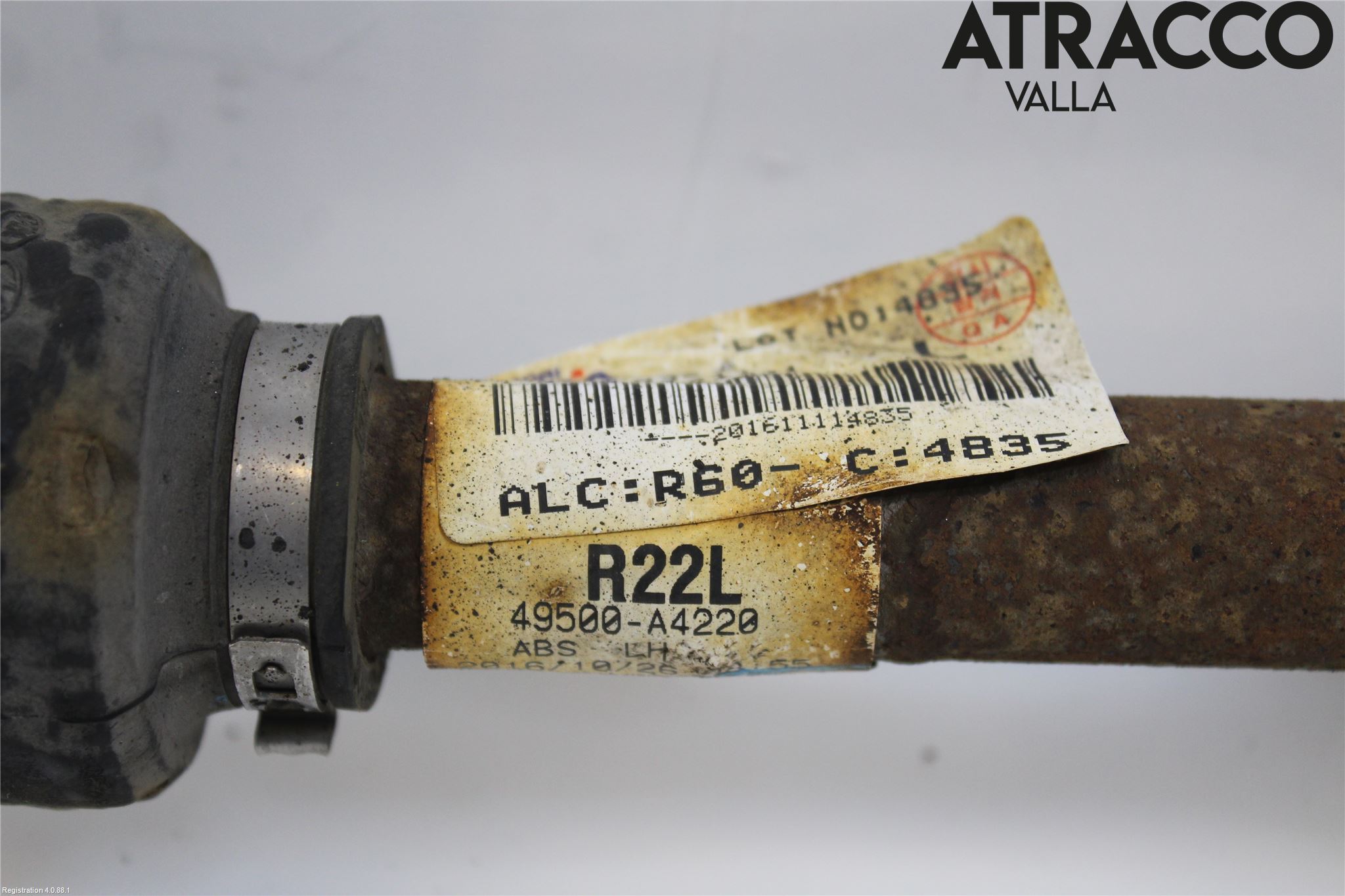 Kia CARENS III 13-19 Drivaxel Fram Vänster