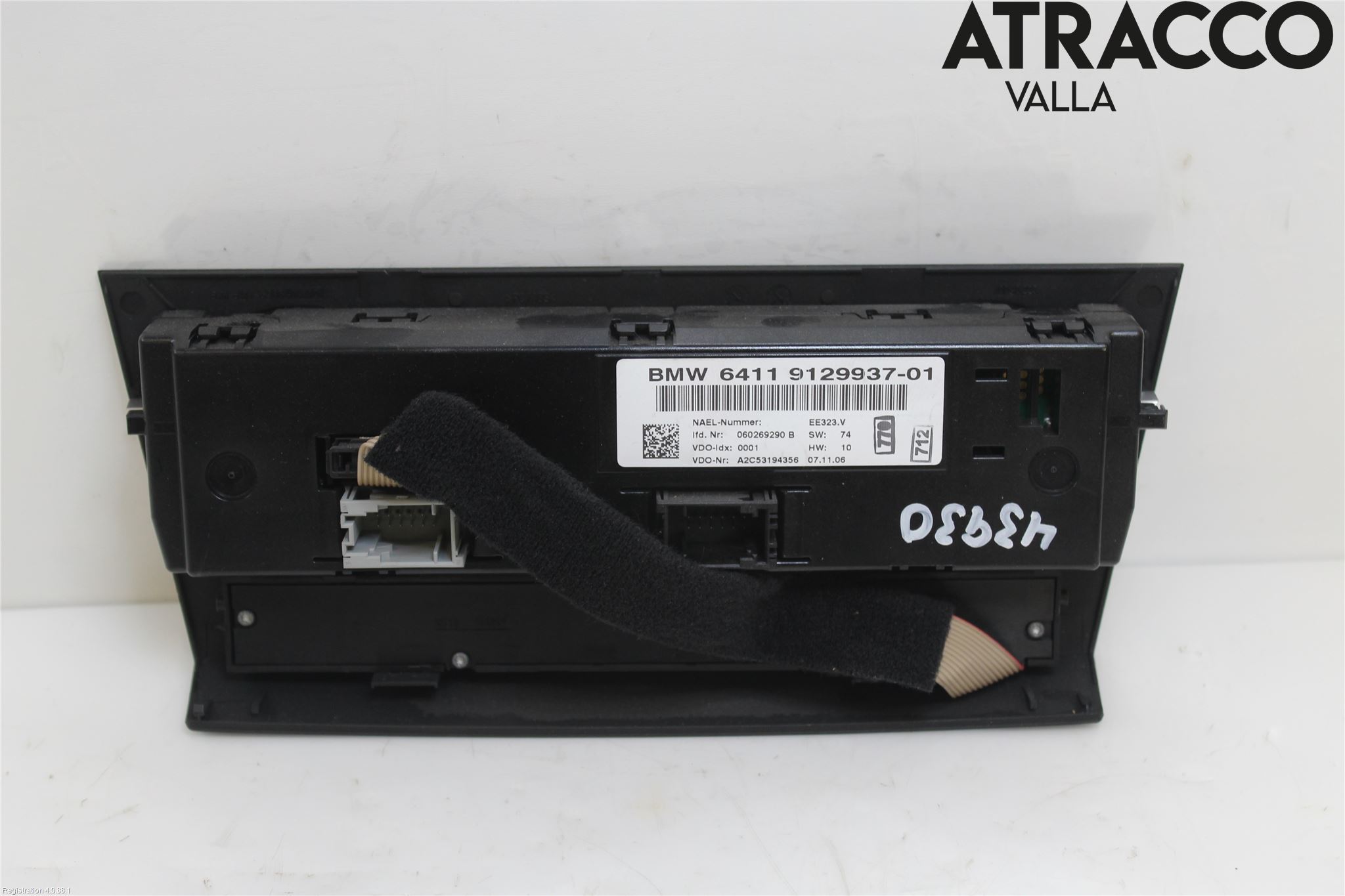 BMW 3 E90/91 SED/TOU 05-12 Värmereglage