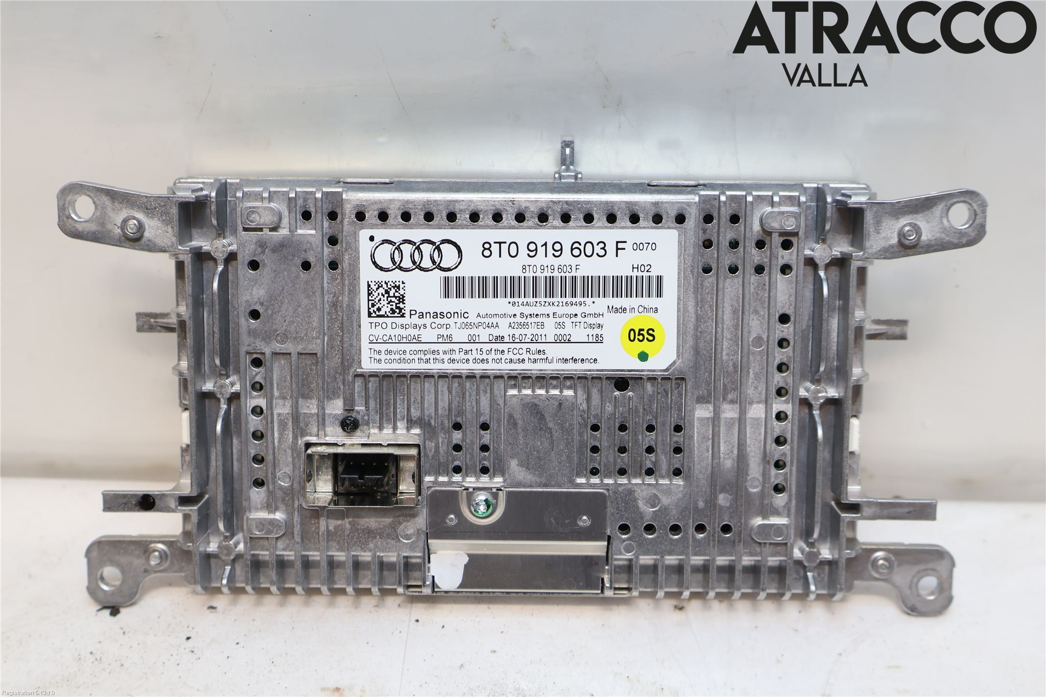 Audi Q5 09-16 Multifunktionsdisplay