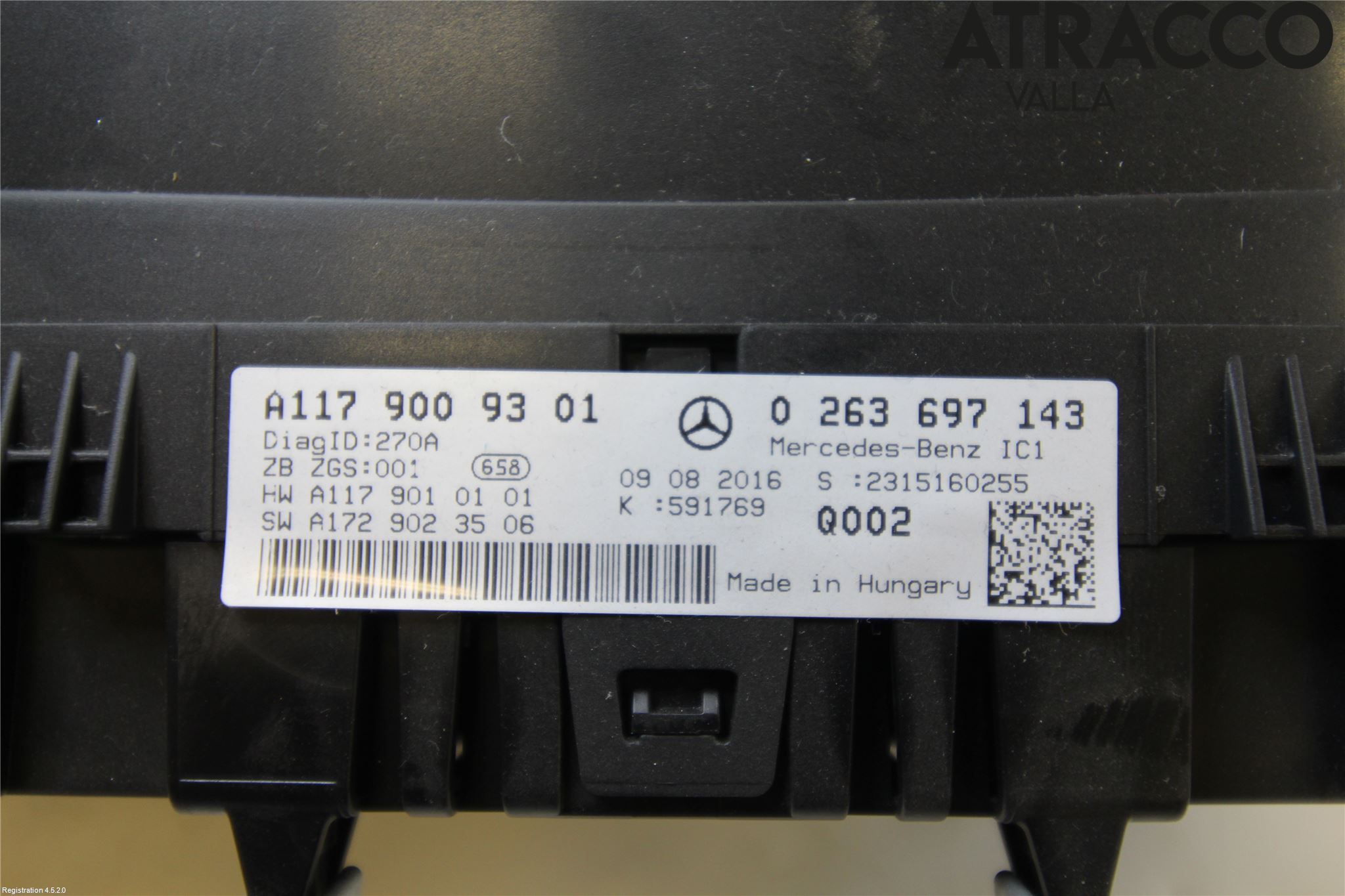 Mercedes-Benz MB CLA-KLASS (C117/X117) 13-19 Instrument Komb
