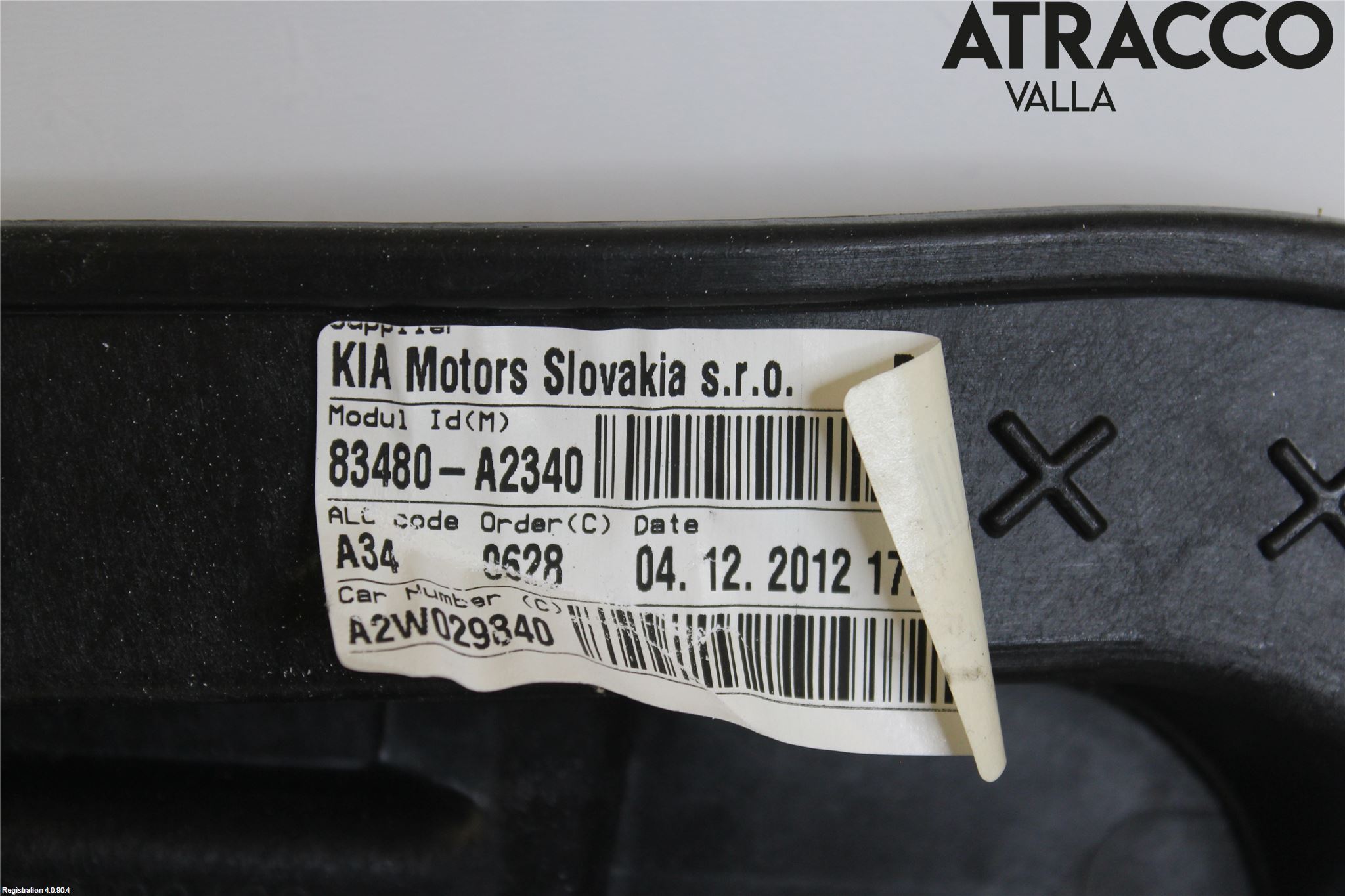 Kia CEED 12-18 Fönsterhiss El Kompl