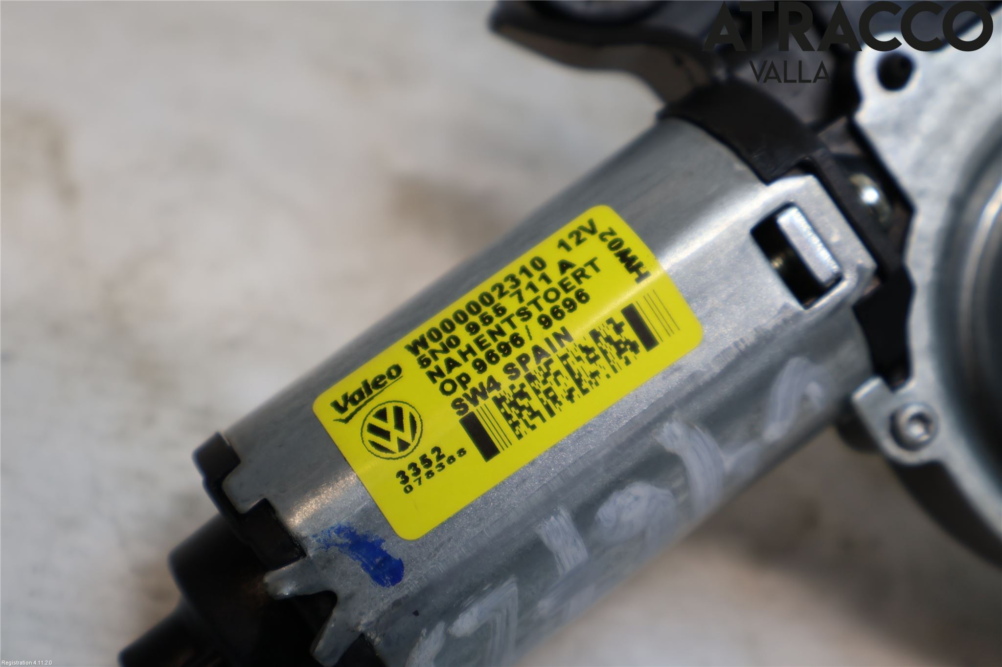 Volkswagen VW TIGUAN 07-16 Torkarmotor Baklucka