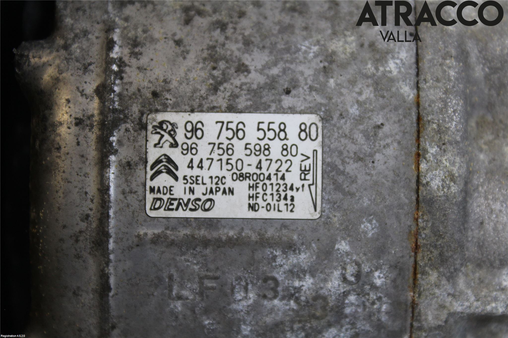 Citroen C4 GRAND PICASSO 14-18 Ac Kompressor