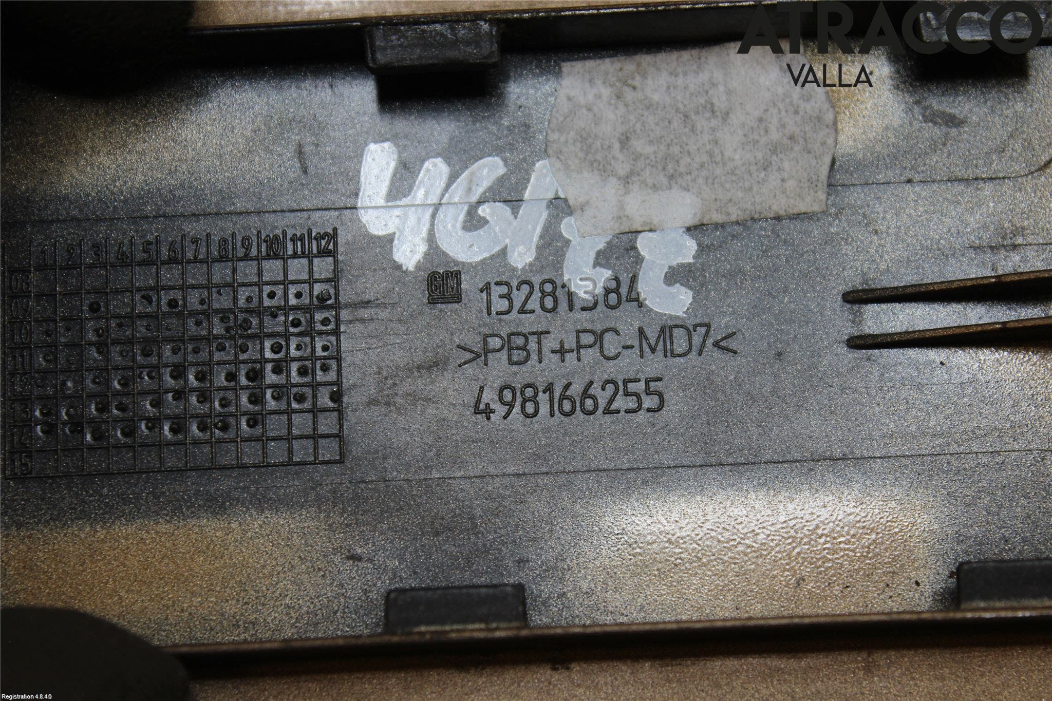 Opel ASTRA J 10-15 Tanklucka