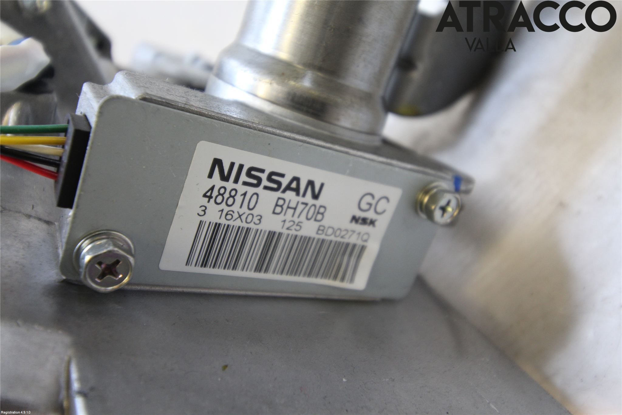 Nissan QASHQAI 14-17 Rattaxelagg Med Inb Servo