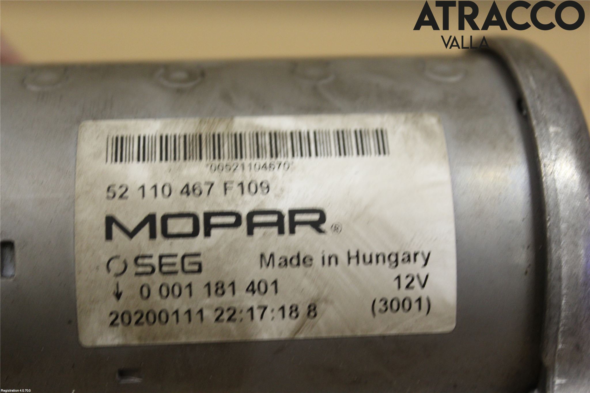 Fiat DOBLO CARGO Startmotor Diesel