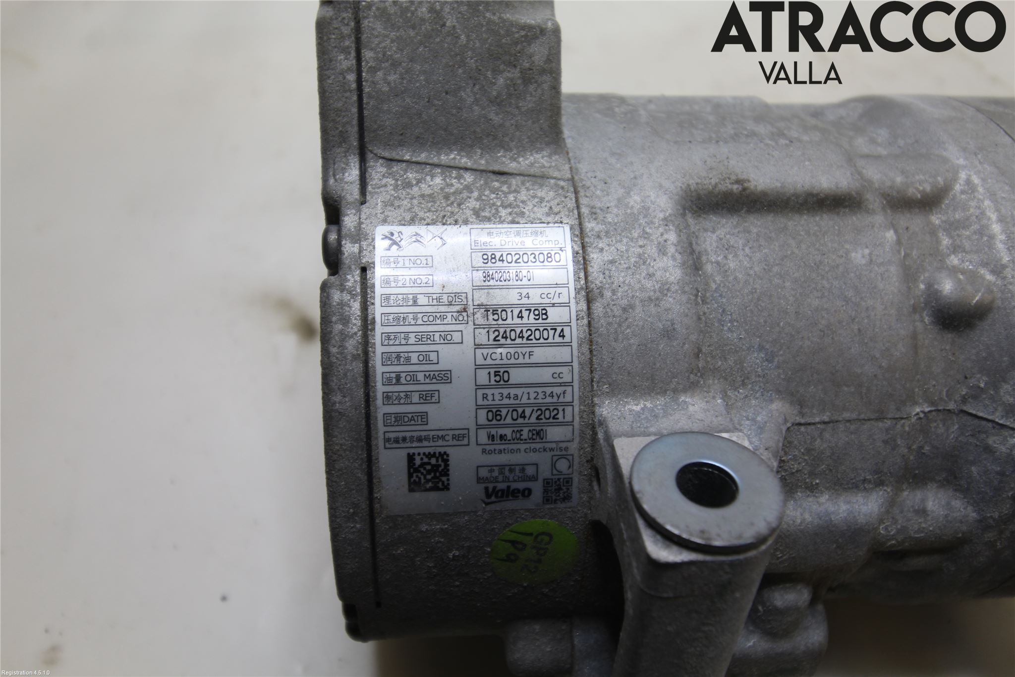 Peugeot 3008 17-24 Ac Kompressor