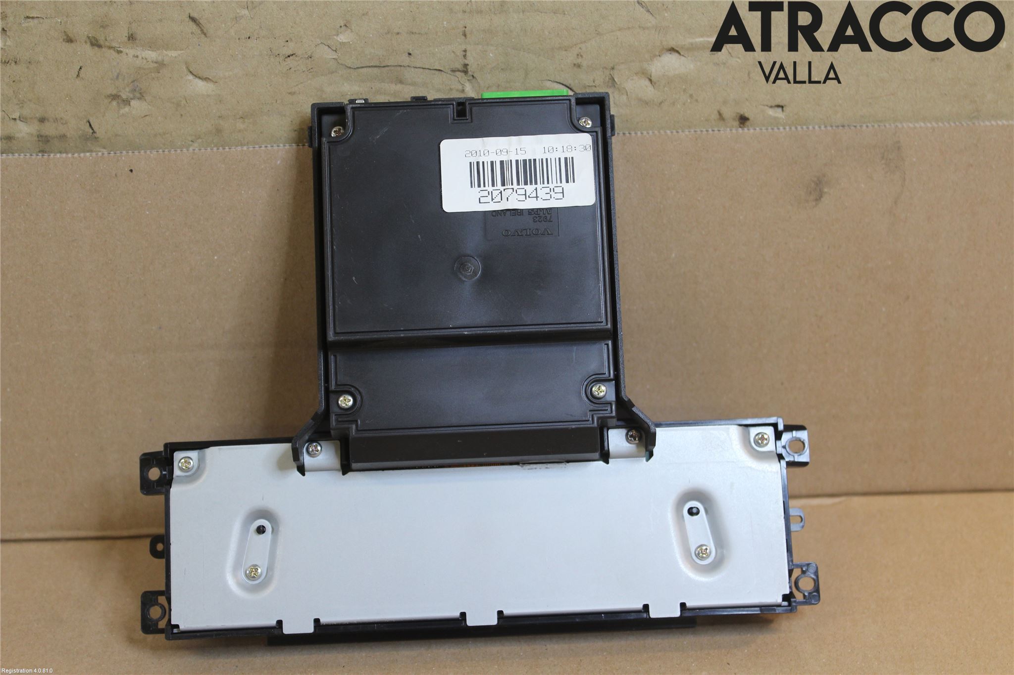 Volvo V70 08-13 Kontrolldisplay