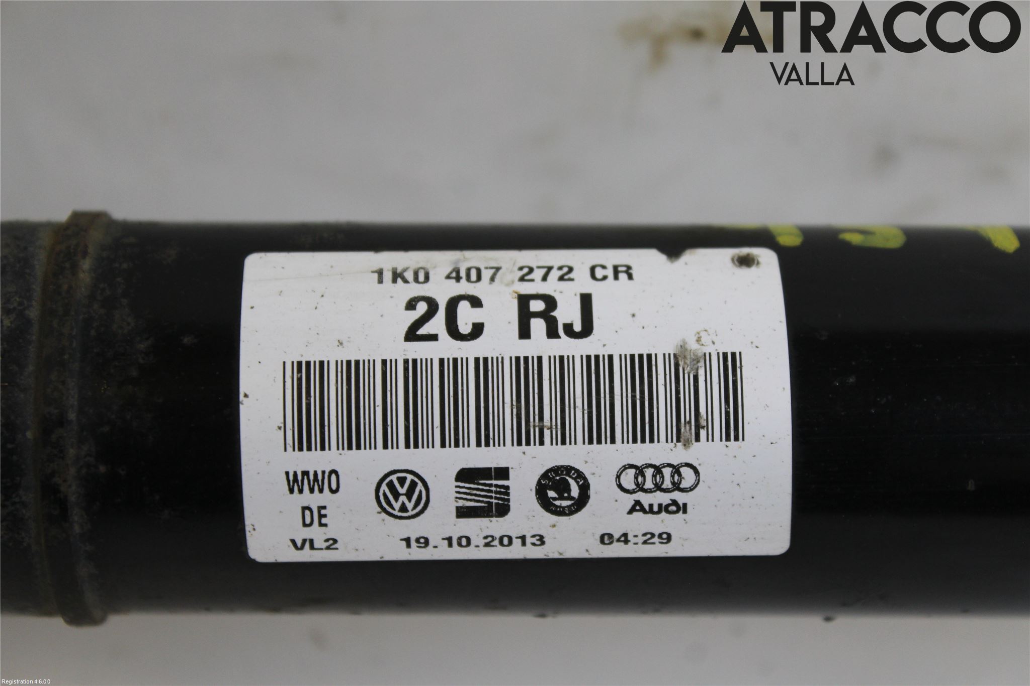 Volkswagen VW PASSAT 11-14 Drivaxel Fram Höger
