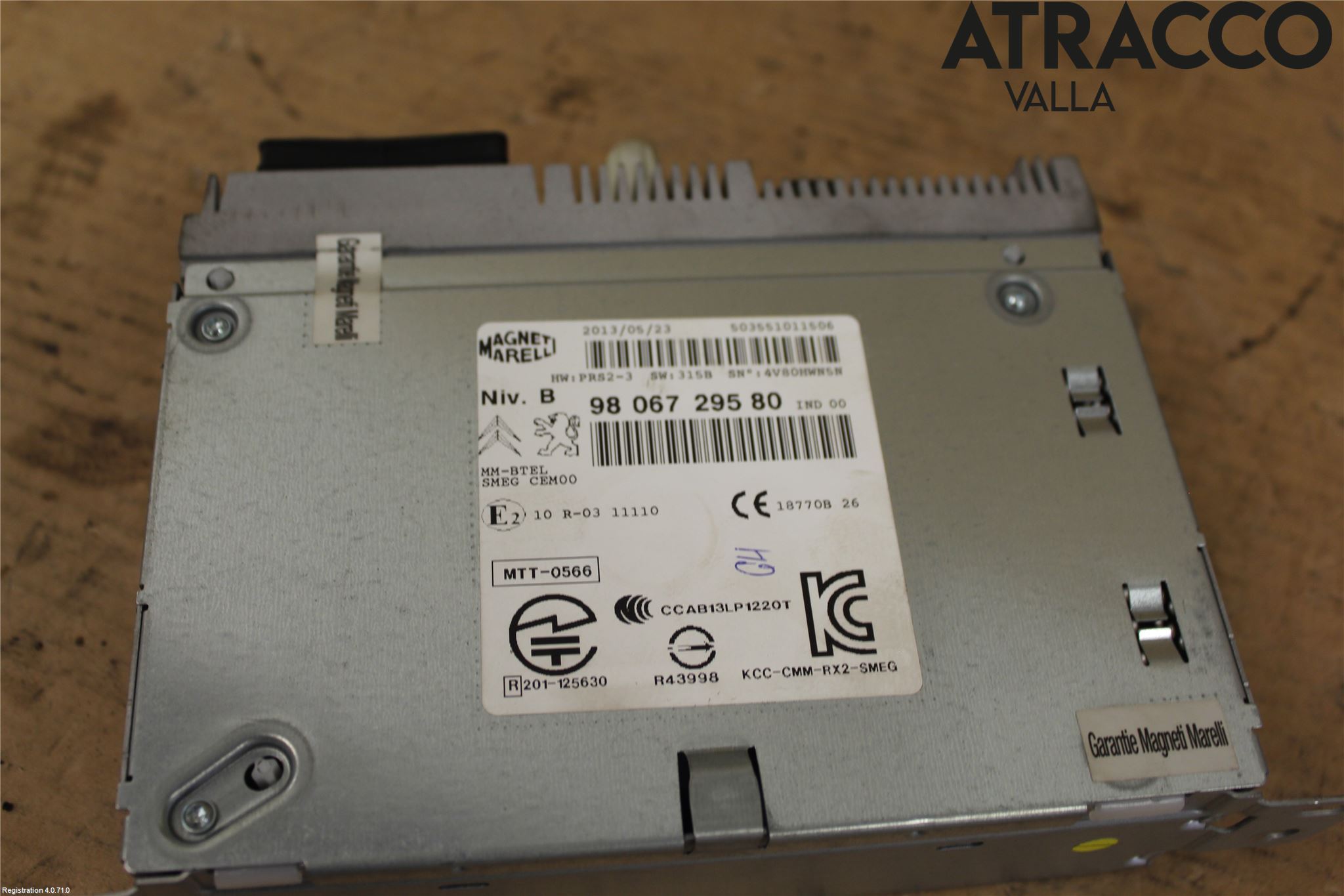 Peugeot 208 12-15 Cd Radio - Multimediapanel