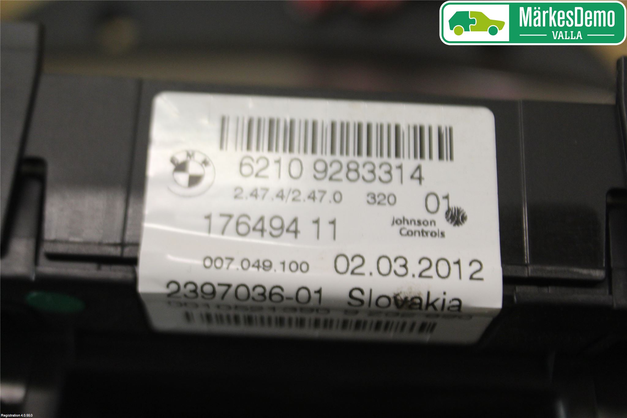 BMW 3 F30/F31/F80 12-19 Instrument Komb