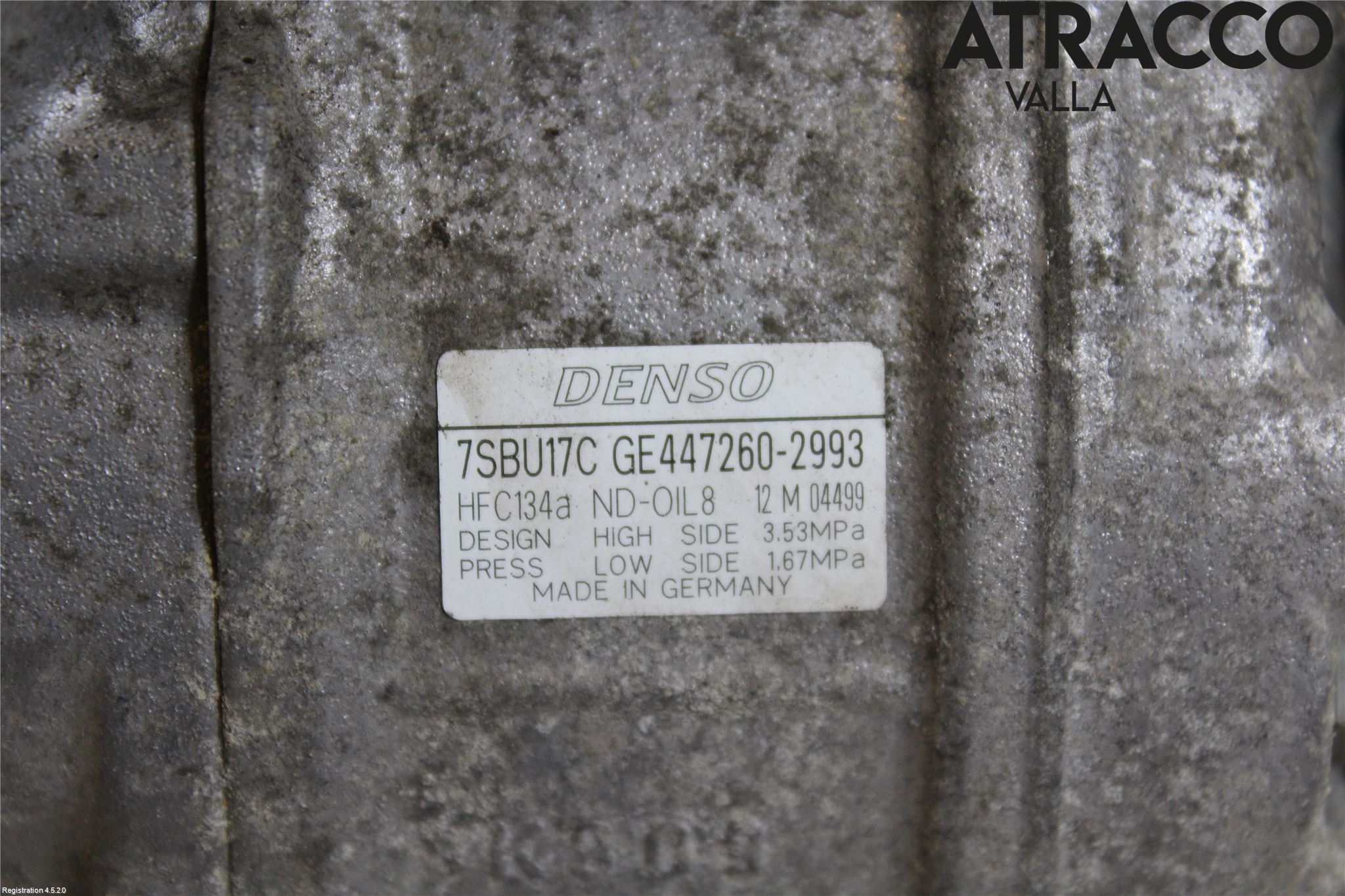 BMW 5 F10/F11/F18 09-17 Ac Kompressor