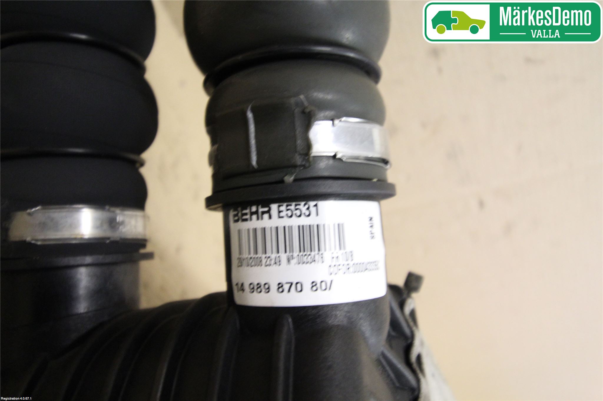 Peugeot EXPERT 07-14 Laddluft-Intercooler Kyl