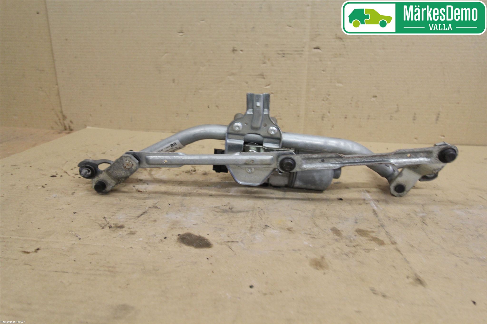 Peugeot 207 Torkarmekanism Vindruta