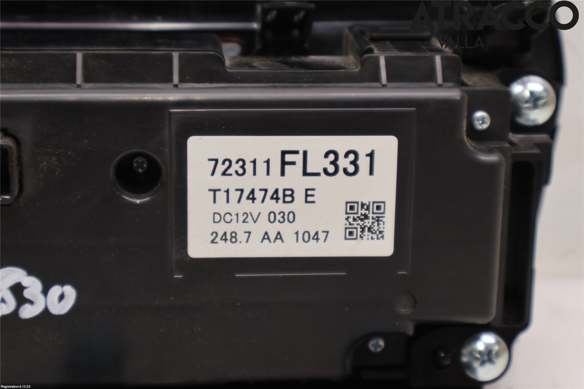 Subaru XV 18-22 Ac Styrenhet Ac Manöveren