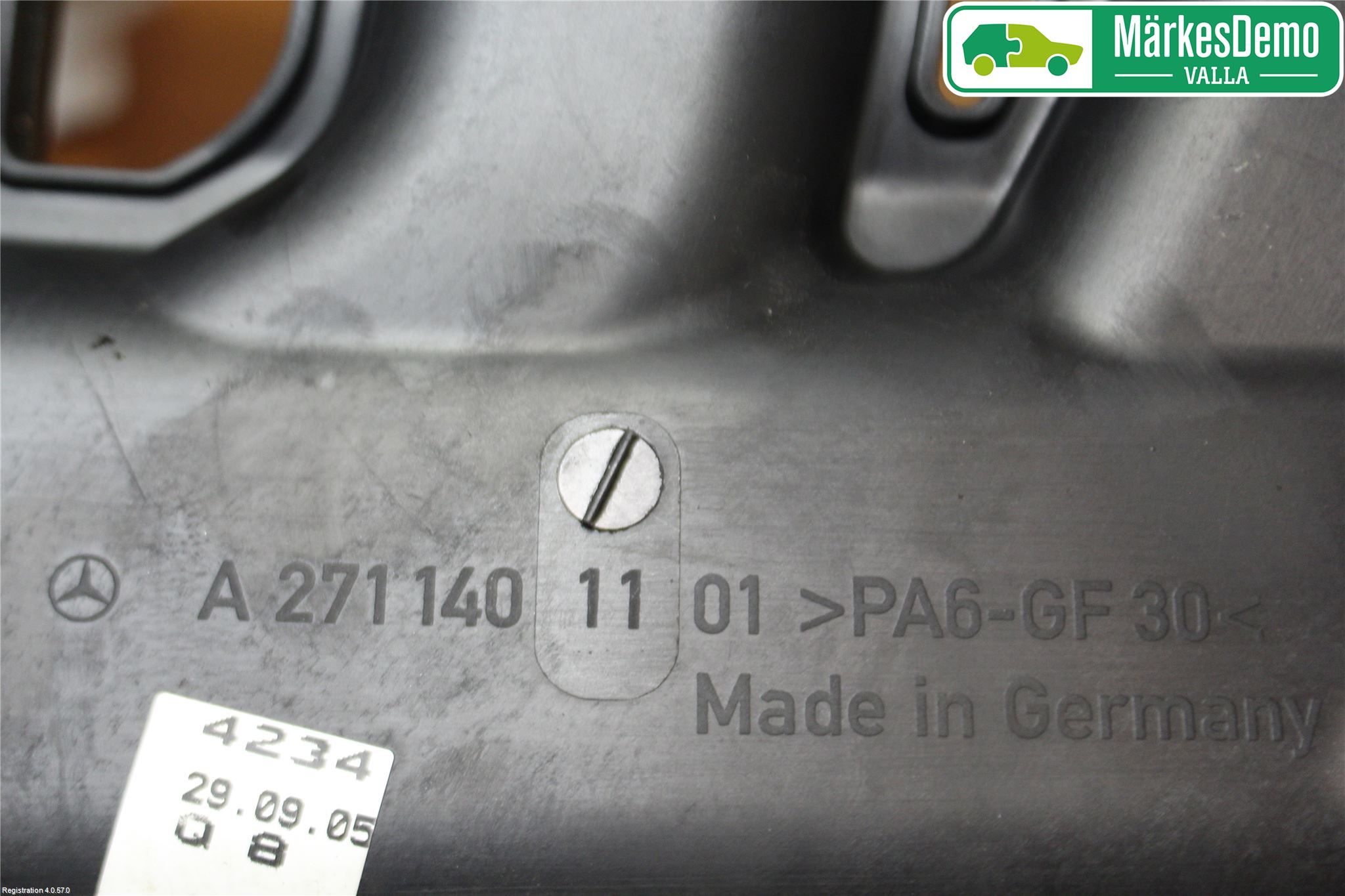 Mercedes-Benz MB C (203) 00-07 Grenrör Insug