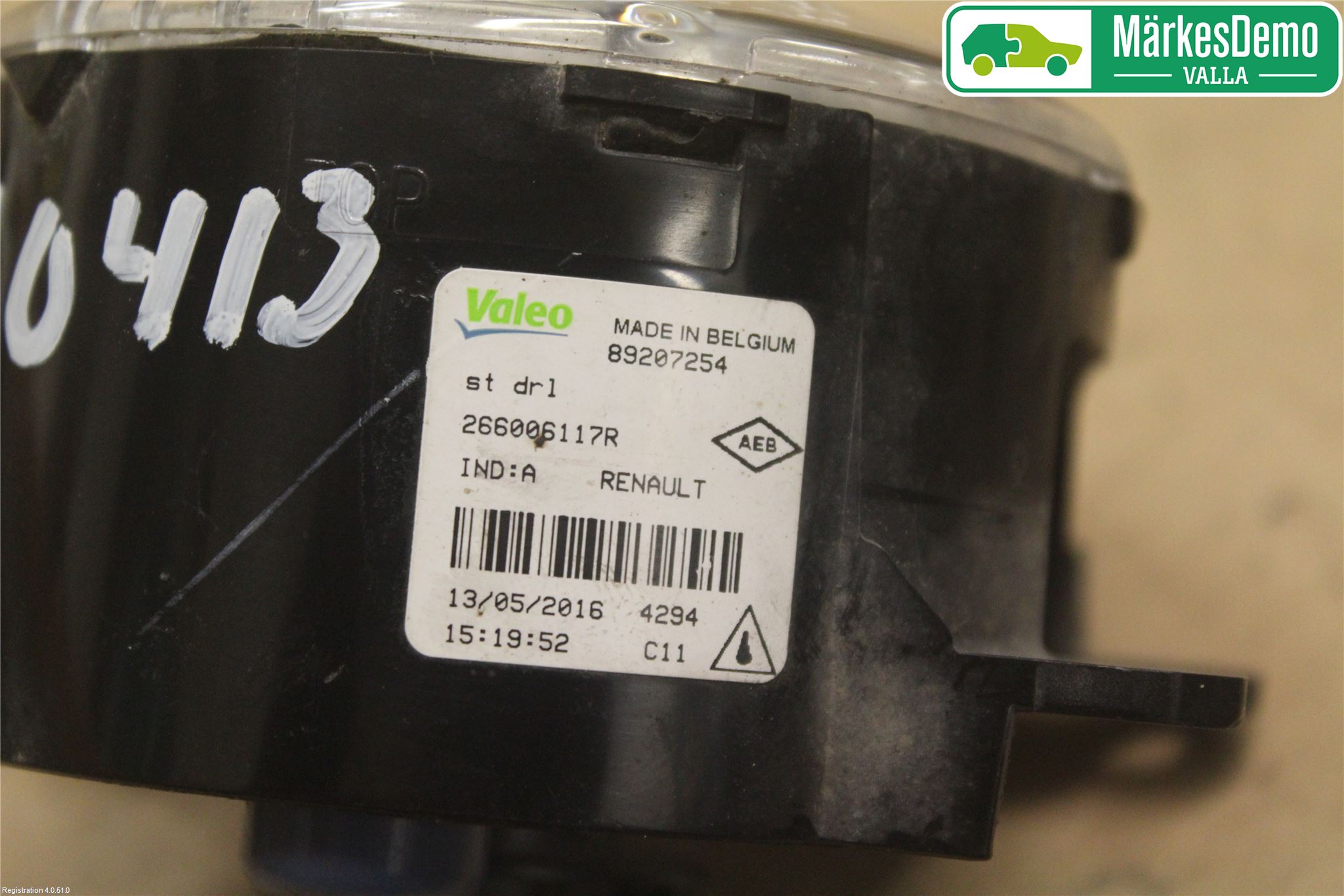 Mercedes-Benz MB CITAN (W415) 13-21 Dimljus-Varselljus Fram