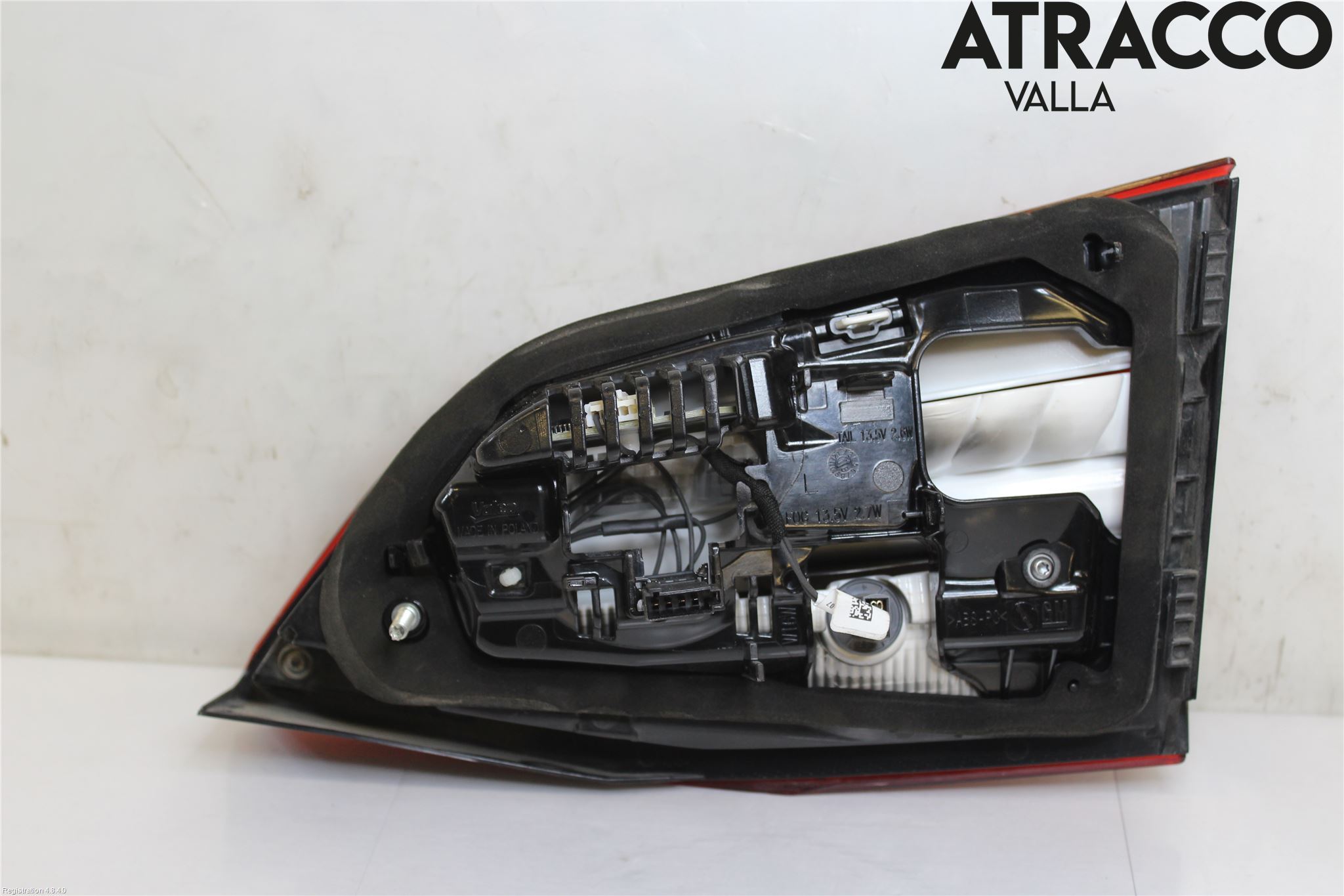 Opel ASTRA K 16-22 Bakljus Lucka Vä