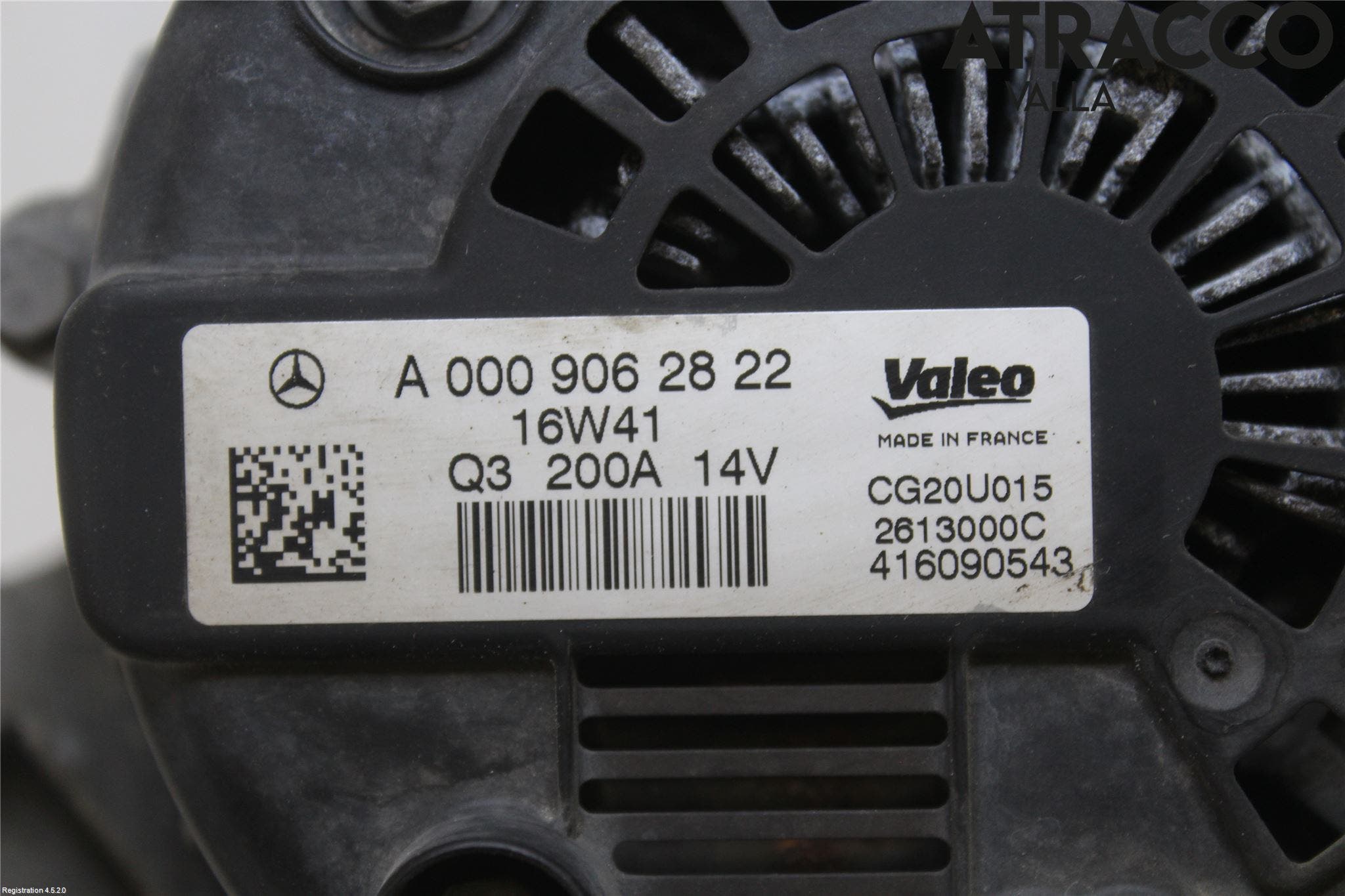 Mercedes-Benz MB VITO/V-KLASS (W640,W447,W448) 14- Generator