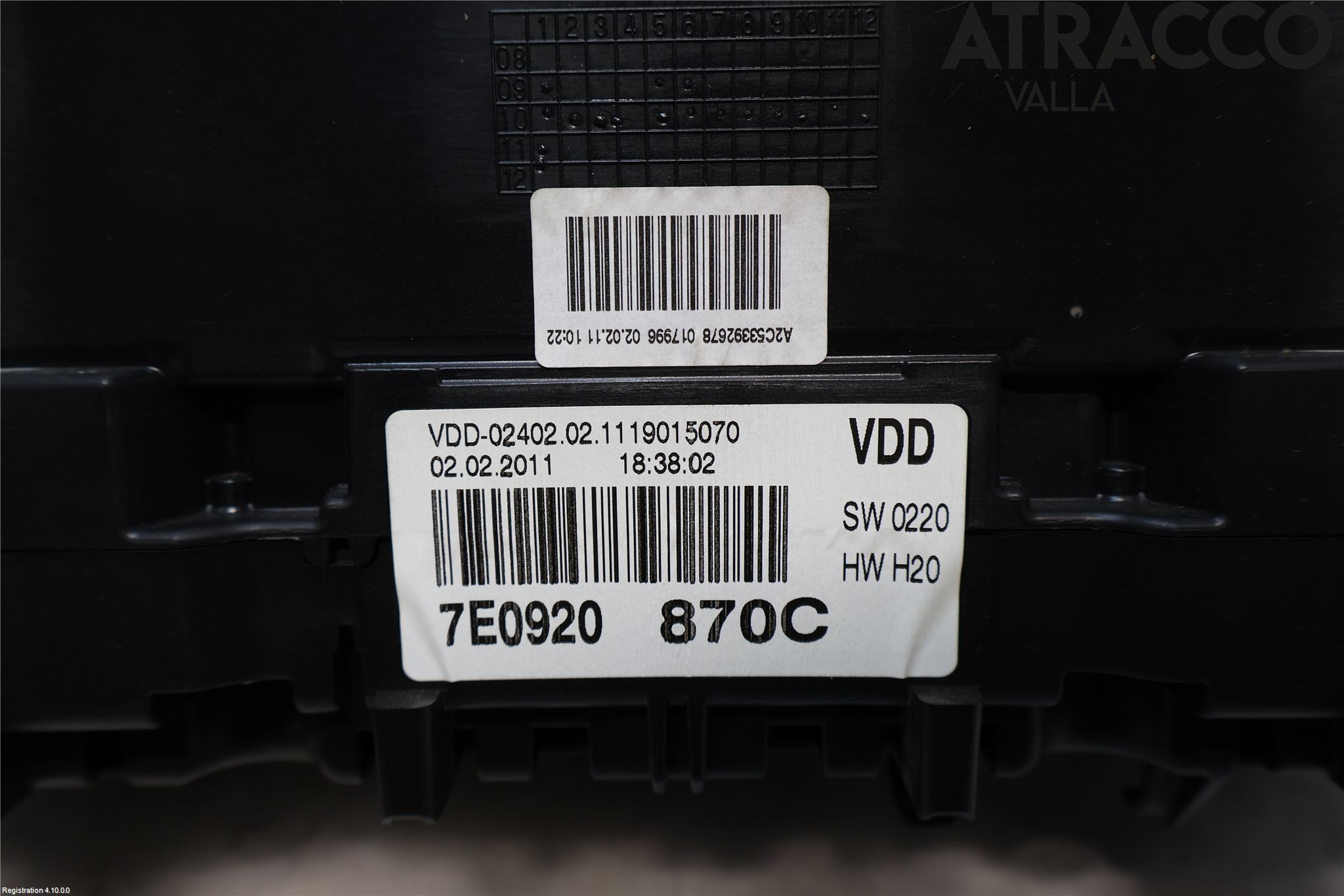 Volkswagen VW TRANSP/CARAVELLE (T5) 04-15 Instrument Komb