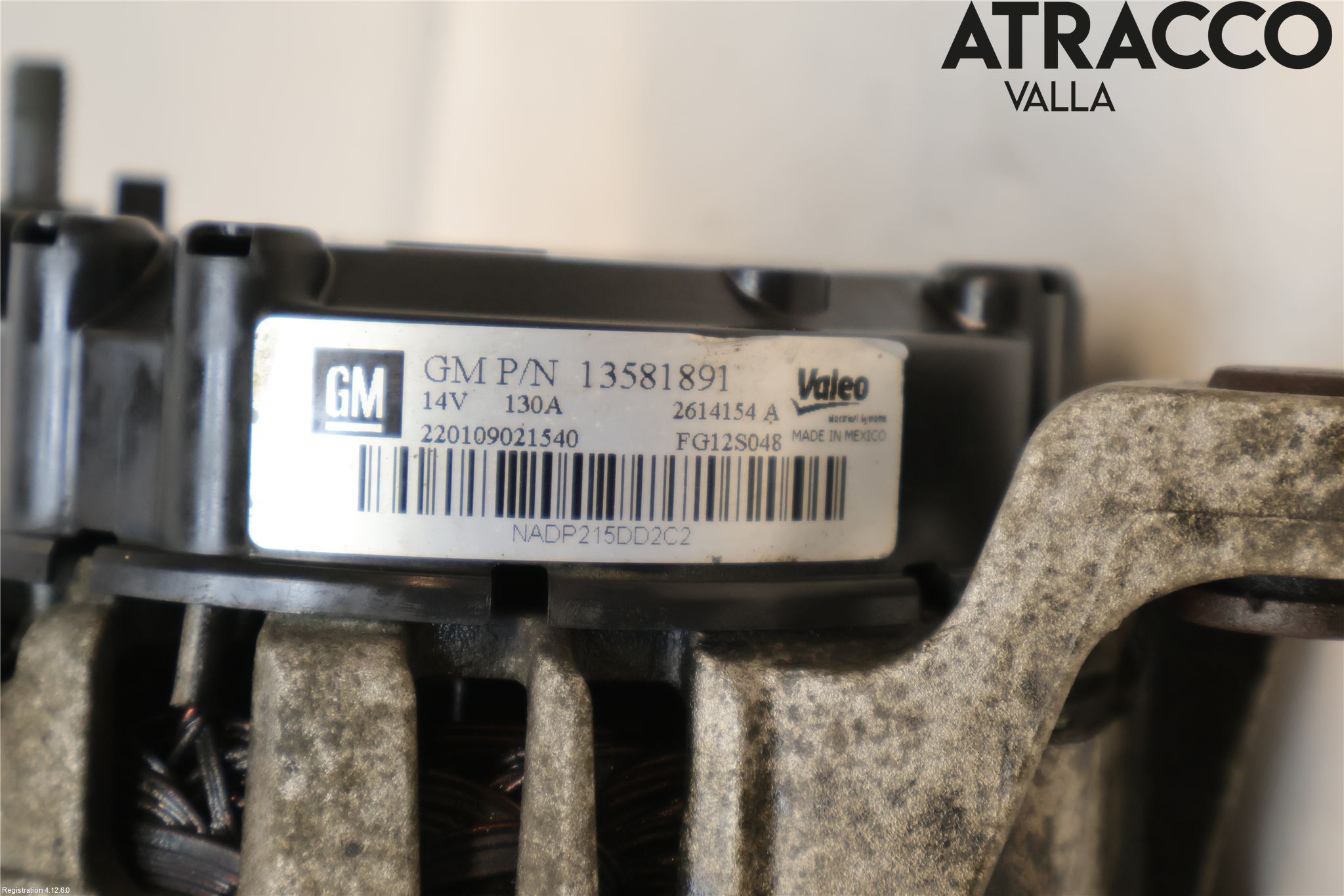 Opel ZAFIRA C 12-19 Generator