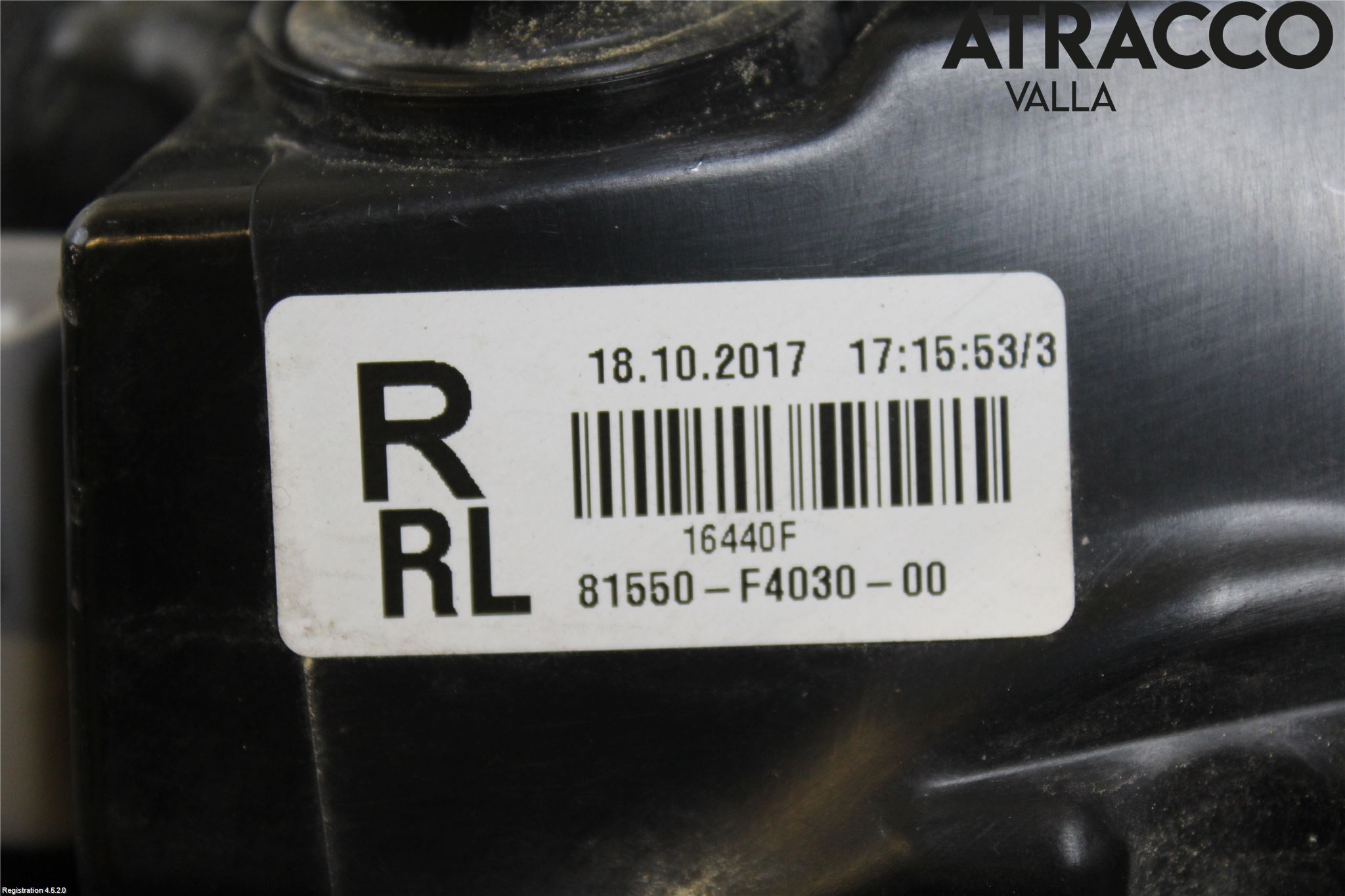 Toyota C-HR 16-23 Bakljus Höger