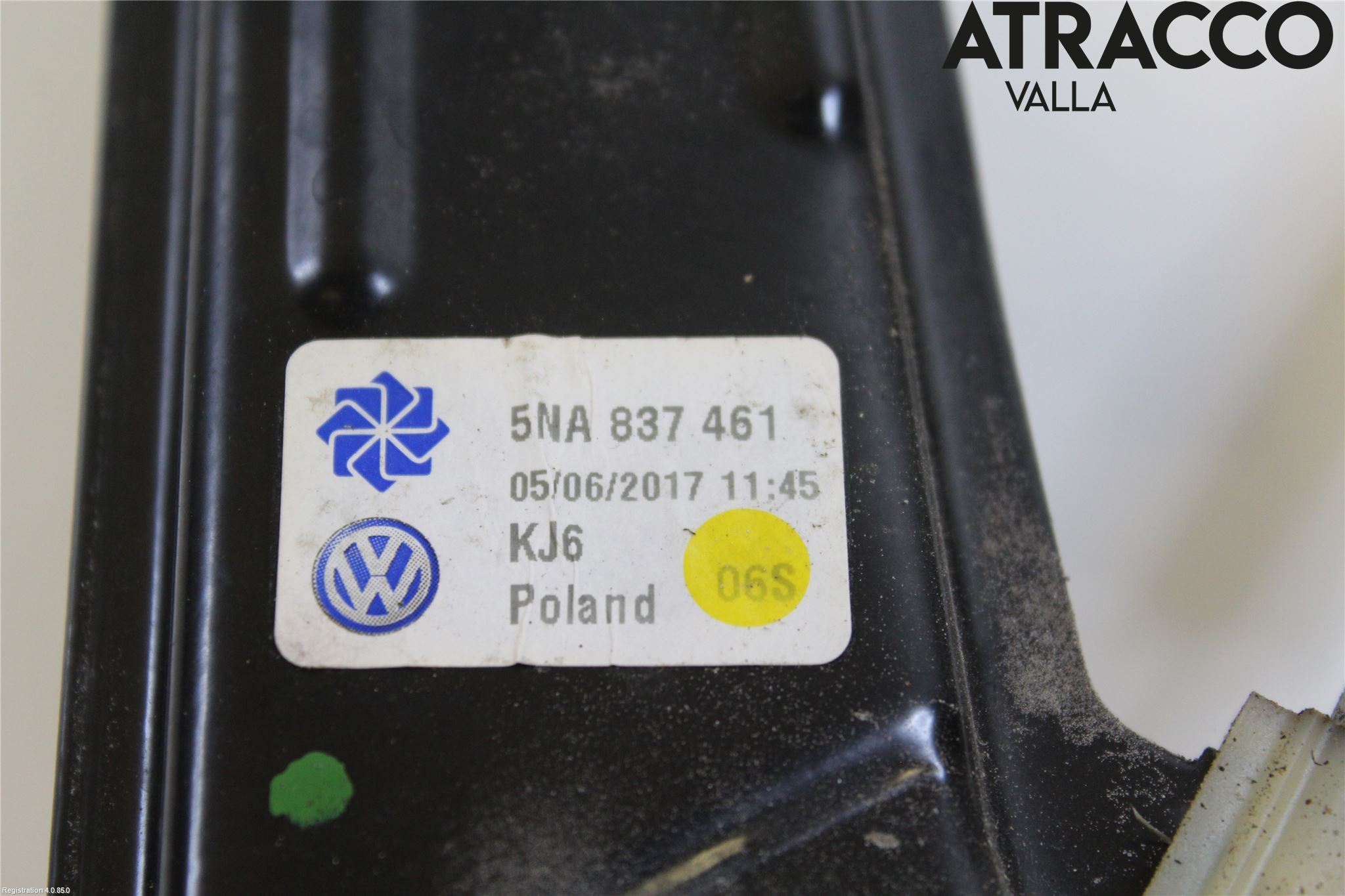 Volkswagen VW TIGUAN 16-24 Fönsterhissmekanism