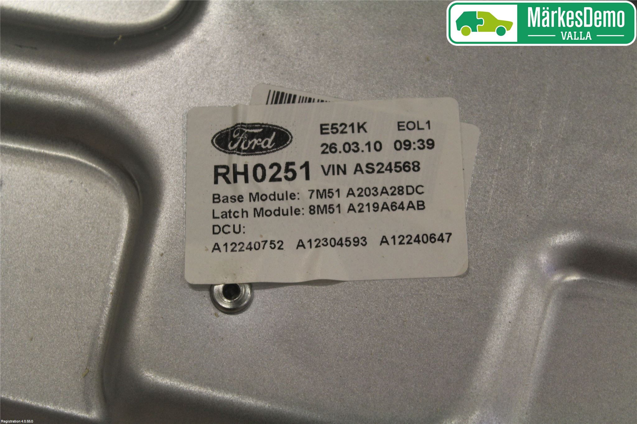 Ford FOCUS 08-11 Fönsterhiss El Kompl