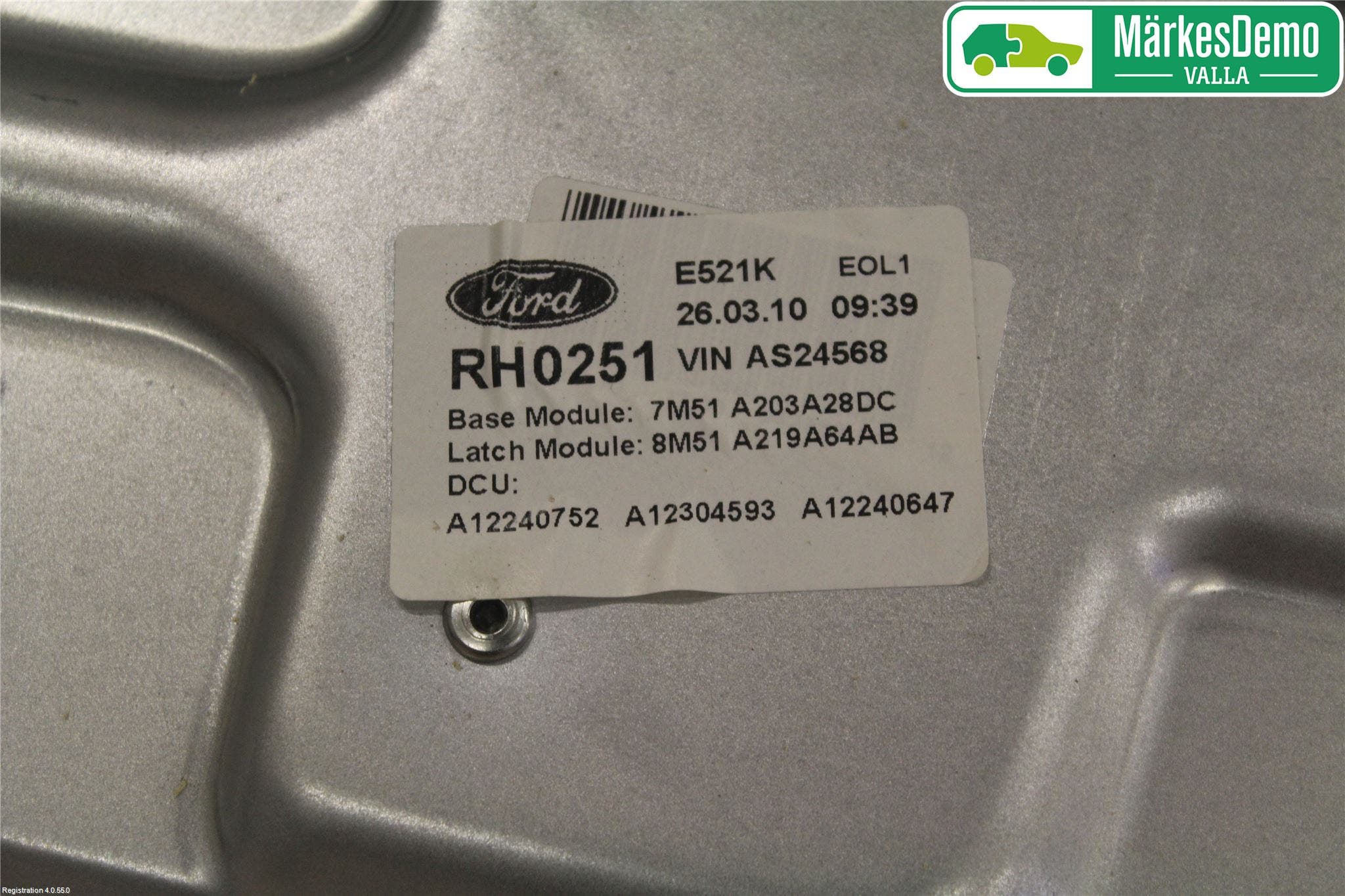 Ford FOCUS 08-11 Fönsterhiss El Kompl