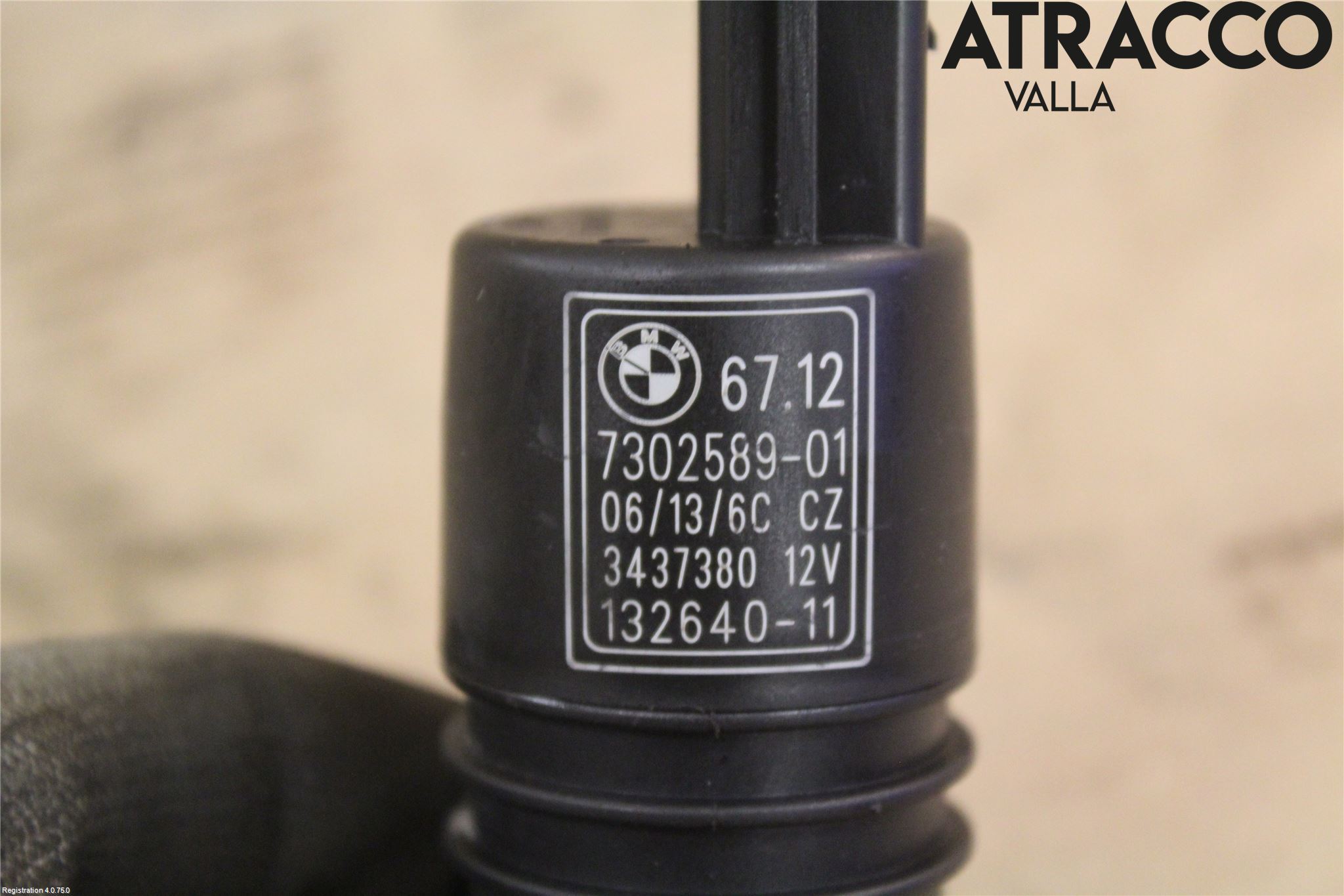 BMW 3 F30/F31/F80 12-19 Spolarpump Vindruta
