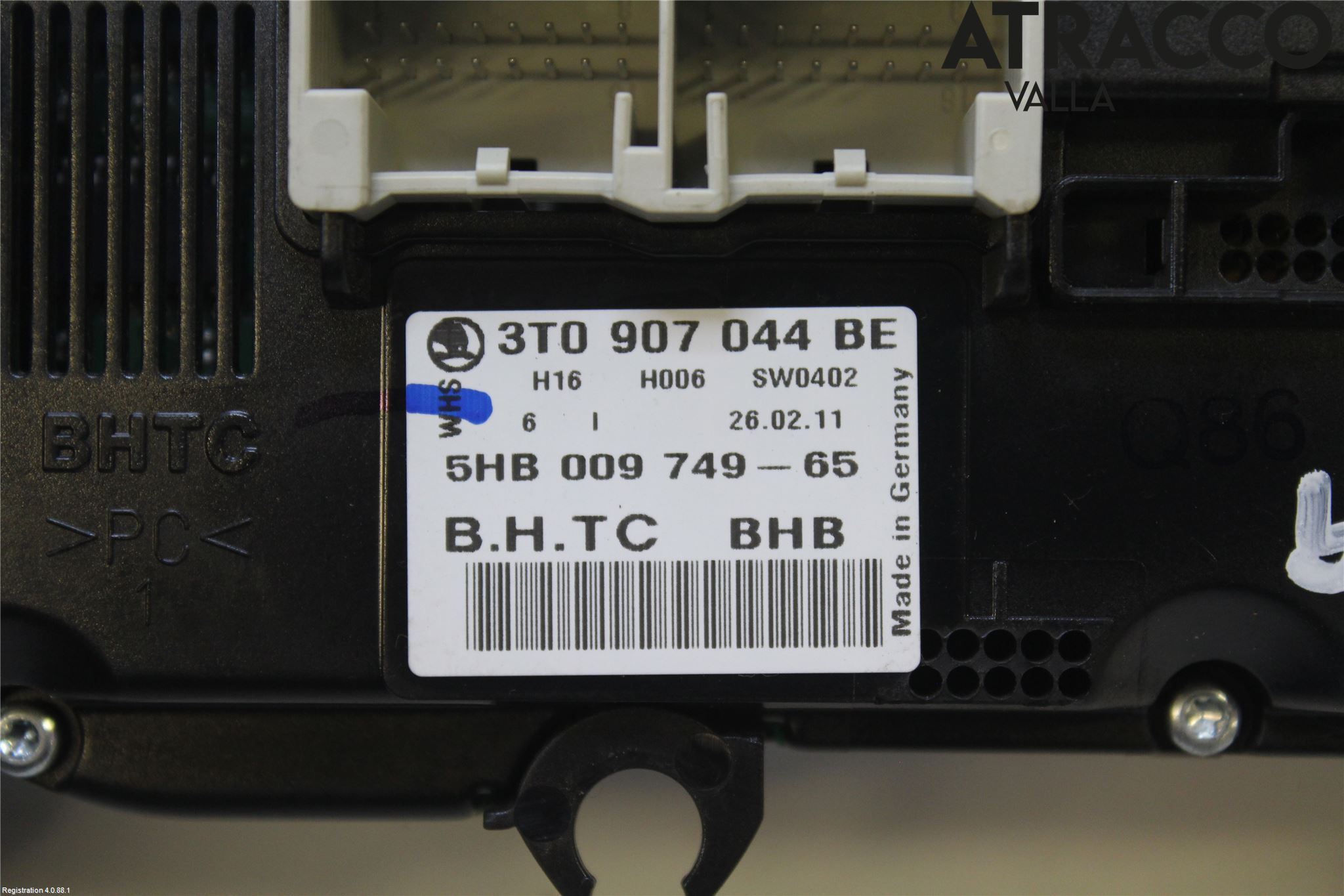 Skoda YETI Ac Styrenhet Ac Manöveren