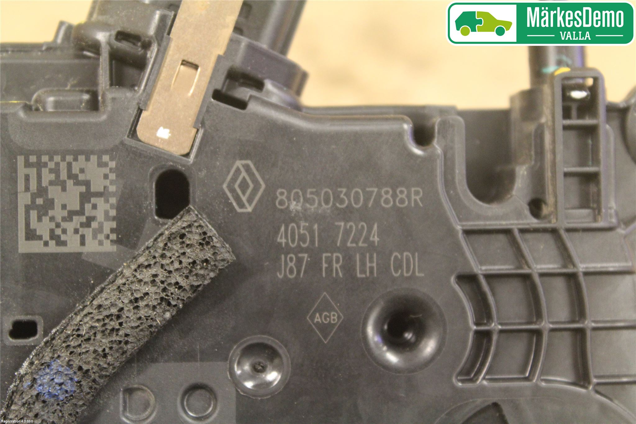 Renault CAPTUR 13-19 Låskista-Dörrlås