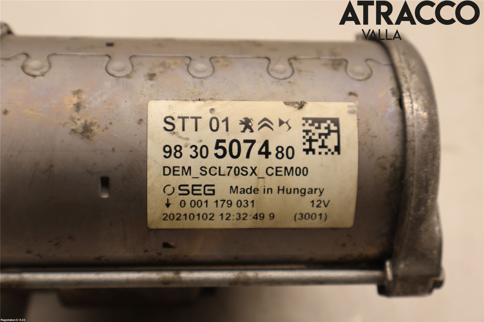 Opel CORSA F, CORSA-E 20- Startmotor
