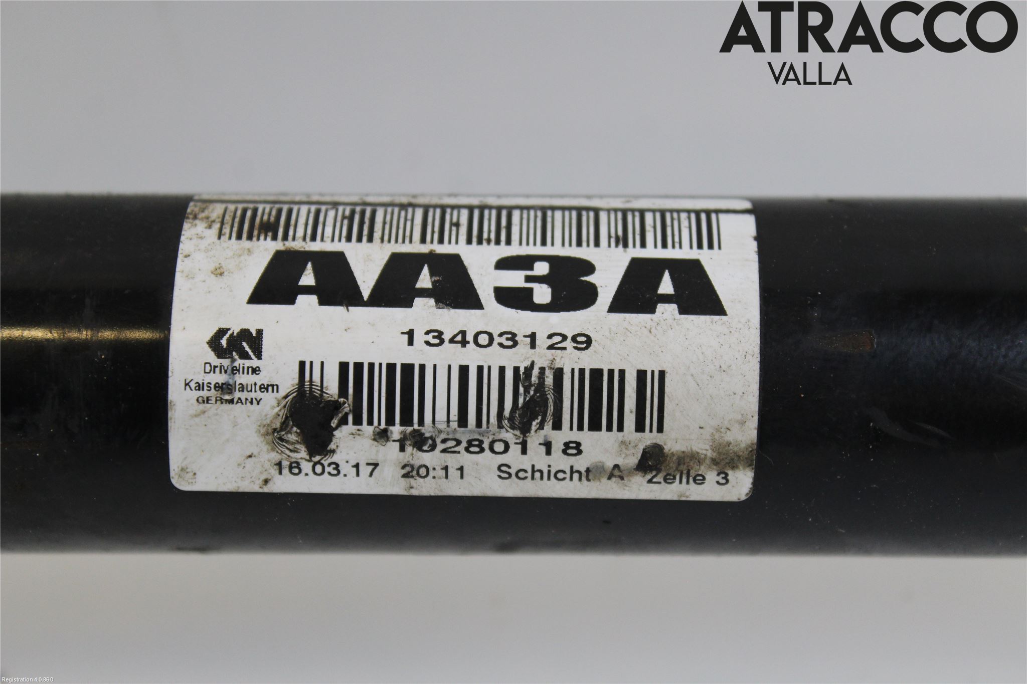 Opel ASTRA K 16-22 Drivaxel Fram Höger