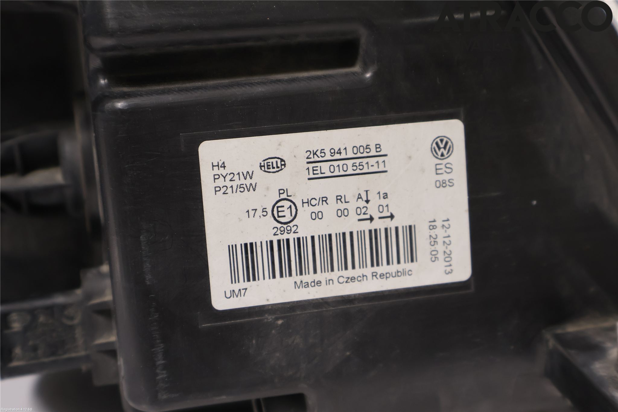 Volkswagen VW CADDY 11-15 Strålkastare Vänster