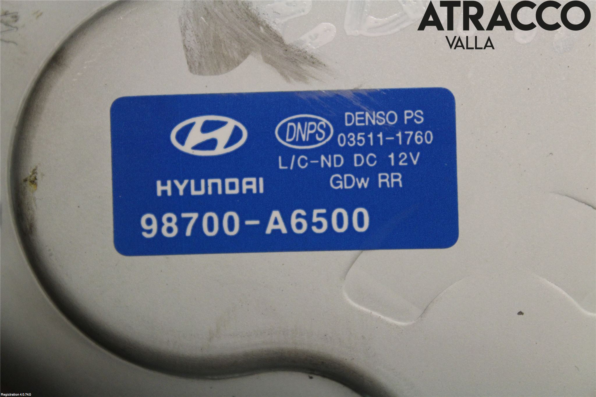 Hyundai i30 GD 13-17 Torkarmotor Baklucka