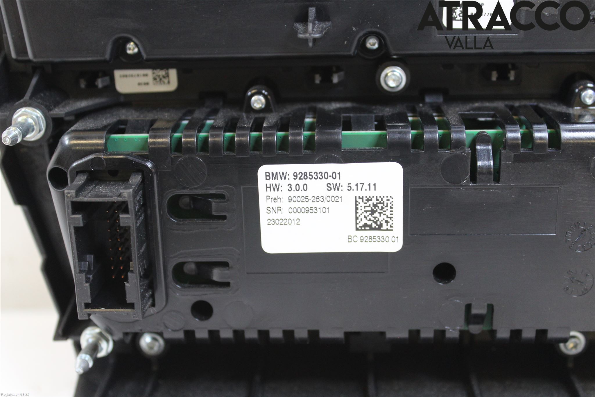 BMW 5 F10/F11/F18 09-17 Ac Styrenhet Ac Manöveren