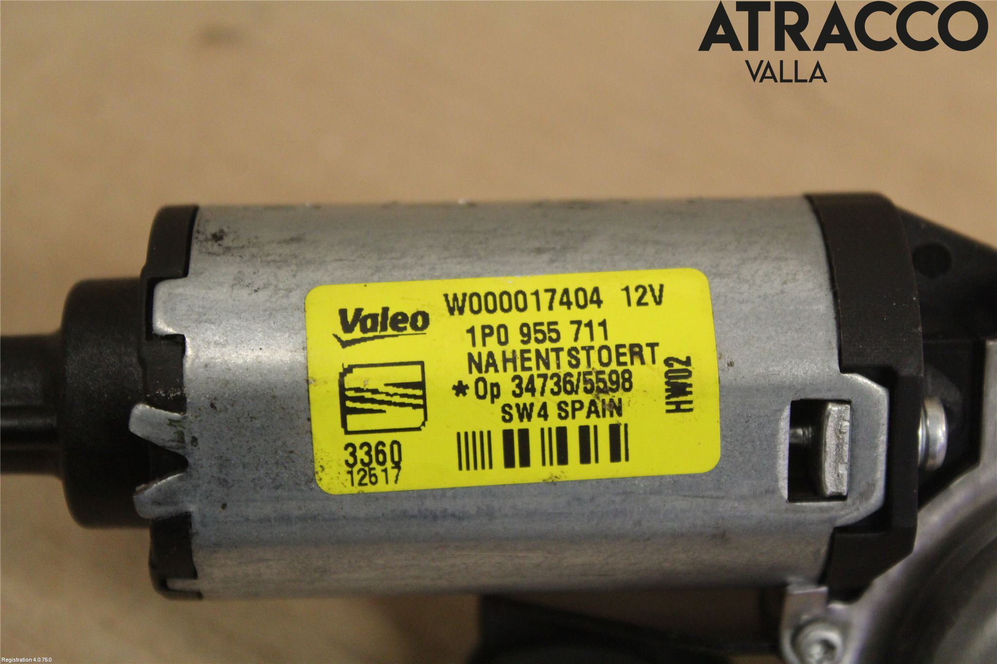 Seat LEON 06-12 Torkarmotor Baklucka